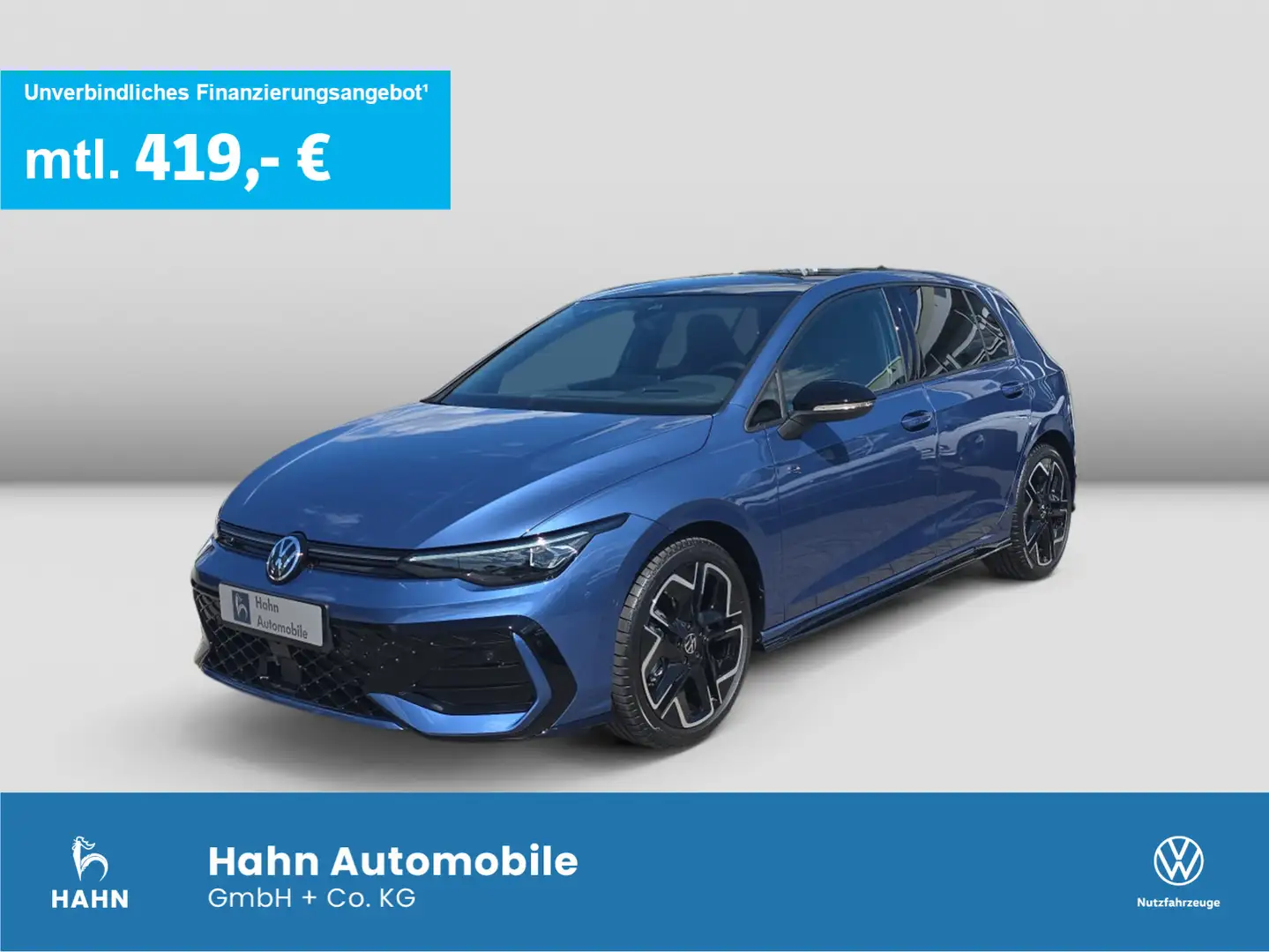 Volkswagen Golf R-Line 1,5 l eTSI OPF 150 PS DSG inkl. Wint Blau - 1