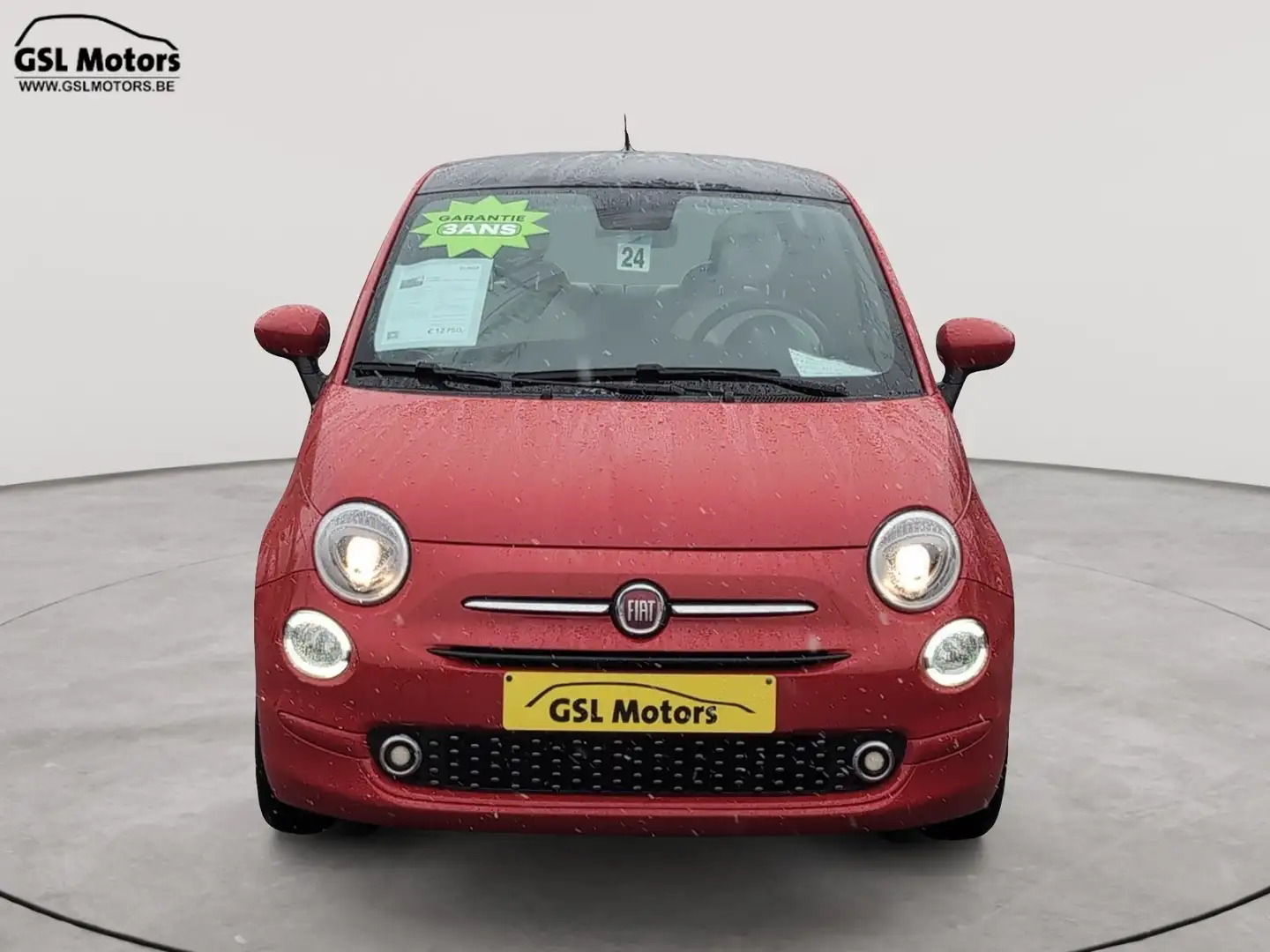 Fiat 500 GARANTIE 3 ANS 1.0 70cv Rouge 49.777km Airco Radio Rouge - 2