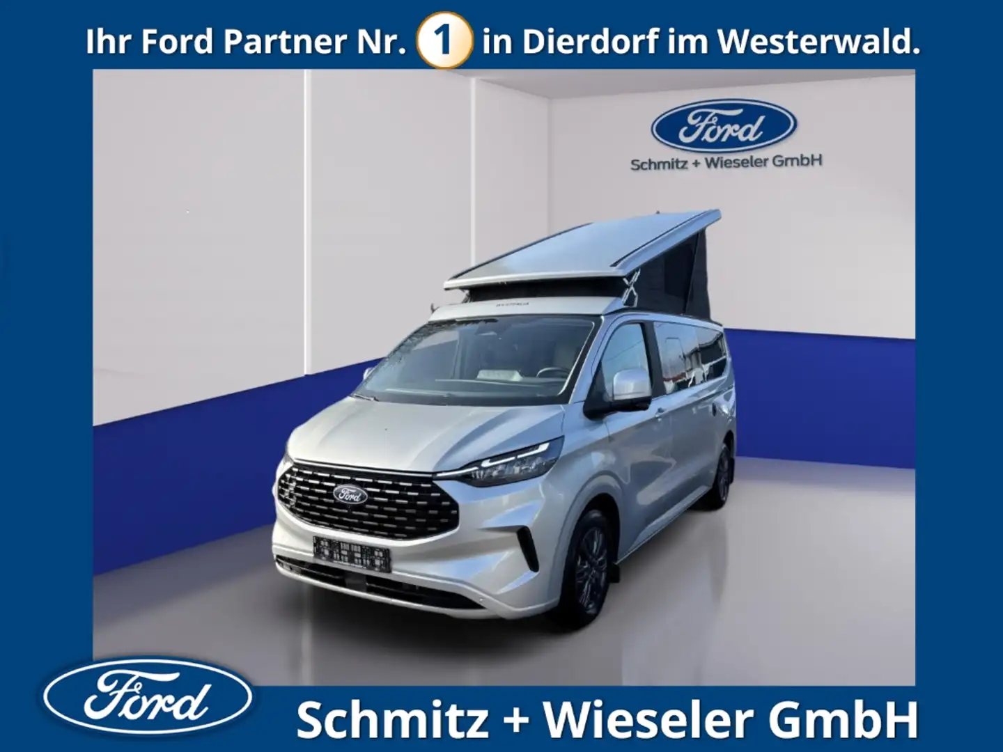 Ford Tourneo Custom Nugget L2 Titanium Aufstelldach Argent - 1