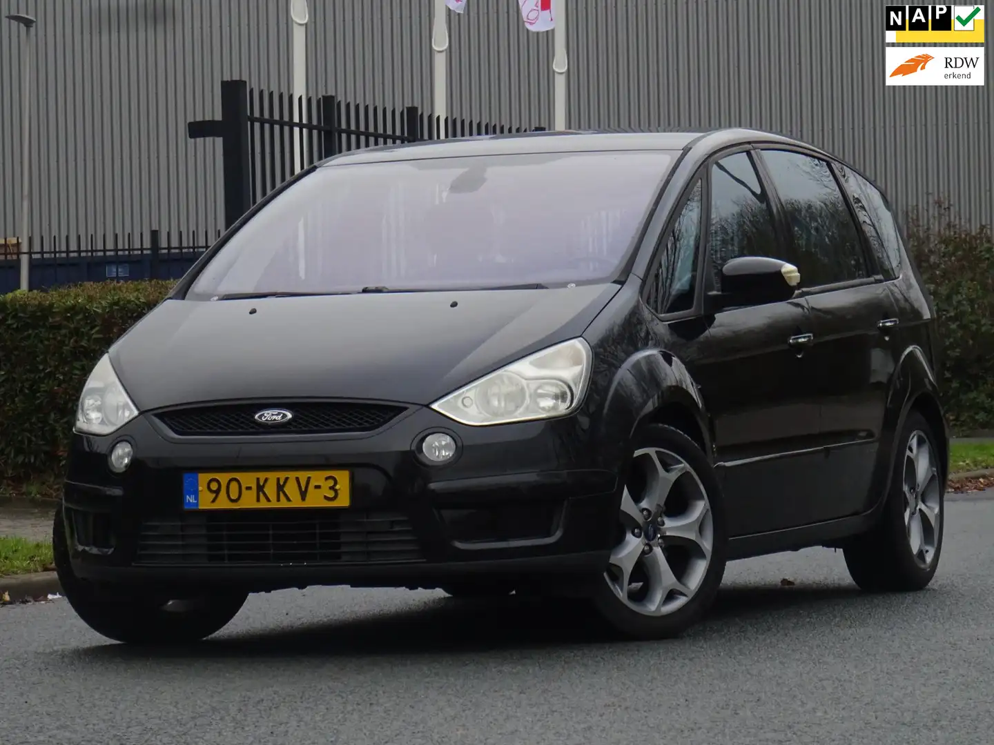 Ford S-Max 2.0 Titanium 7P NAP/LEER/NAVI/MEMORY/PDC/NW APK Zwart - 1