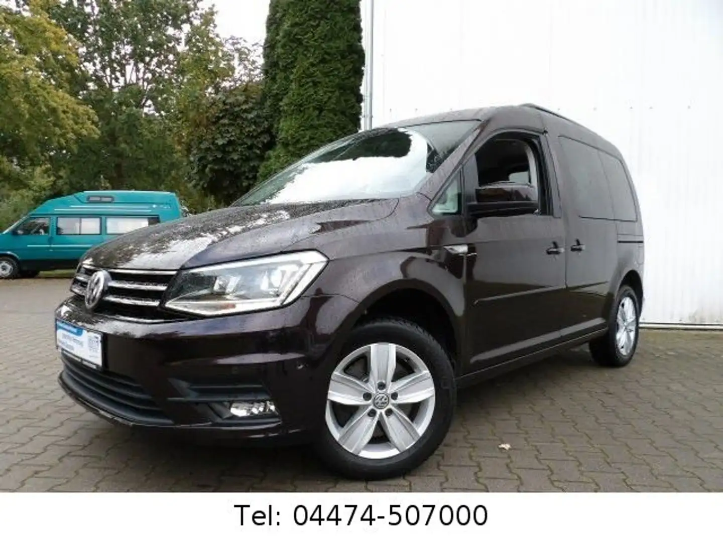 Volkswagen Caddy 1.4 Comfortline Xenon PDC Sizhg AHK Nero - 1