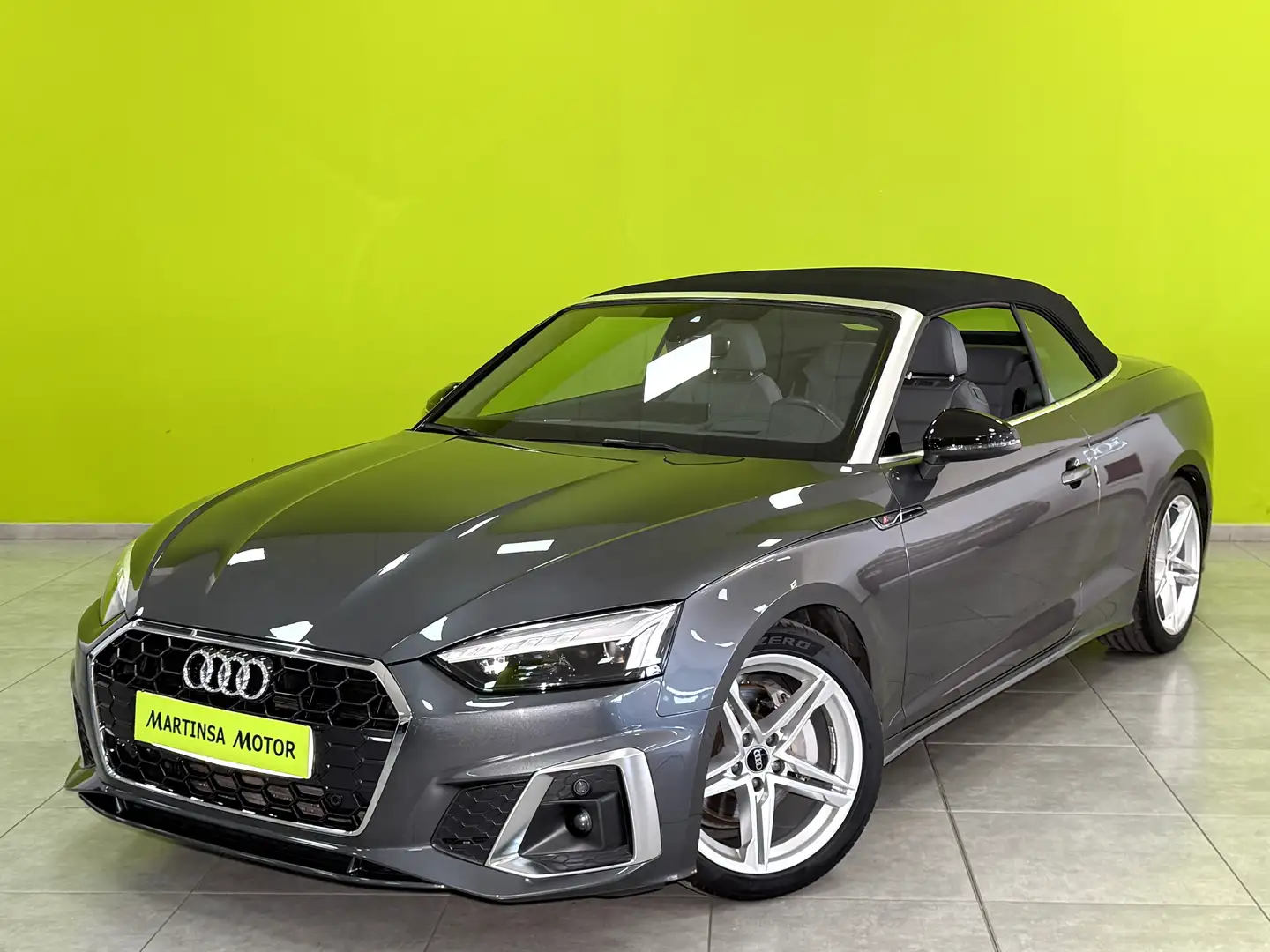 Audi A5 Cabrio 40 TFSI S line S tronic Gris - 2