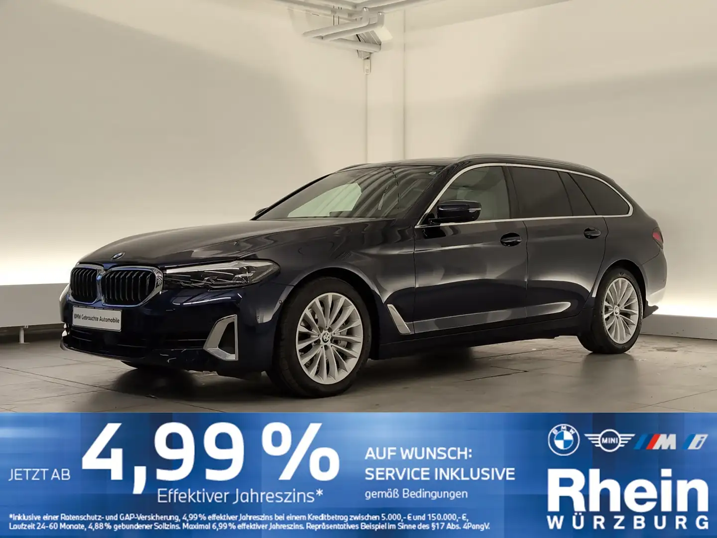 BMW 530 d xDrive Touring Luxury Line DAB/Pano/H&K DAB/Pano Blau - 1