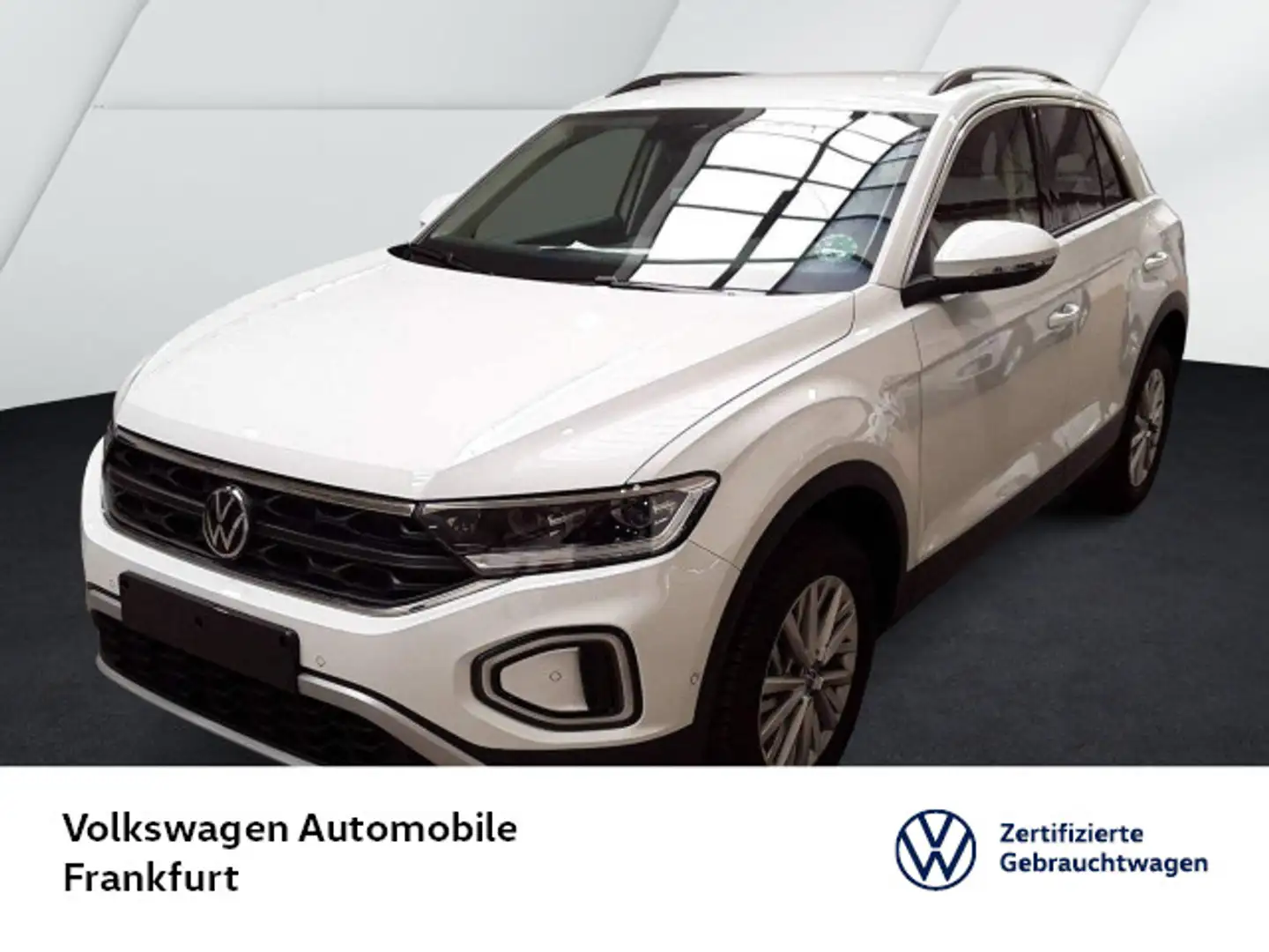 Volkswagen T-Roc 1.0 TSI Life Navi LEDPlus DAB+ FrontAssist Weiß - 1