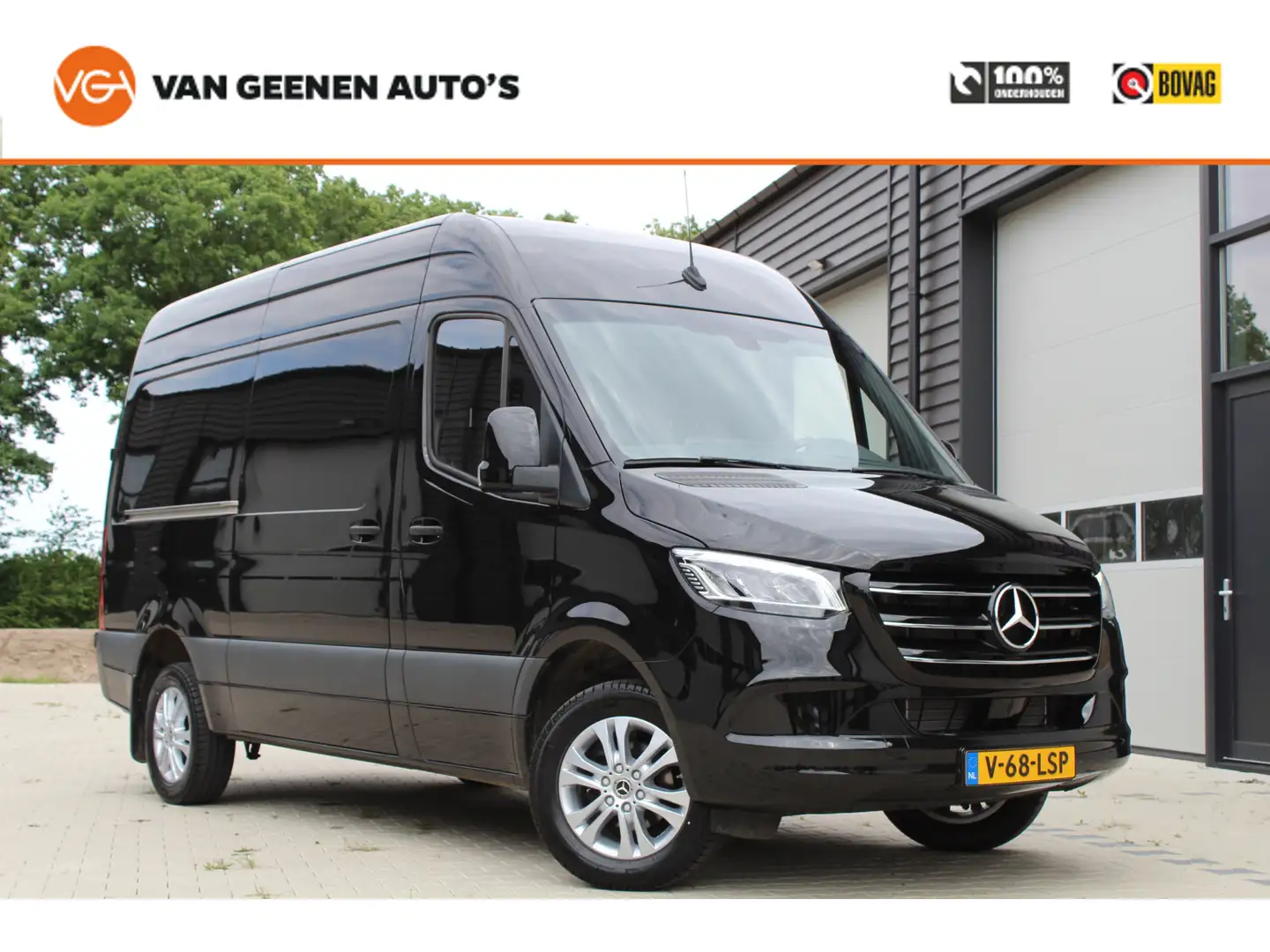 Mercedes-Benz Sprinter 317 RWD 1.9 CDI L2H2 | LED | 1 eigenaar Zwart - 1