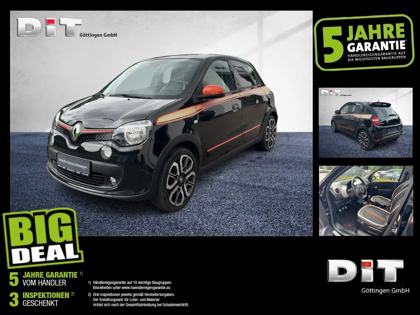 Renault Twingo 0.9 TCe 110 ENERGY GT 8fachbereift Zwart - 1