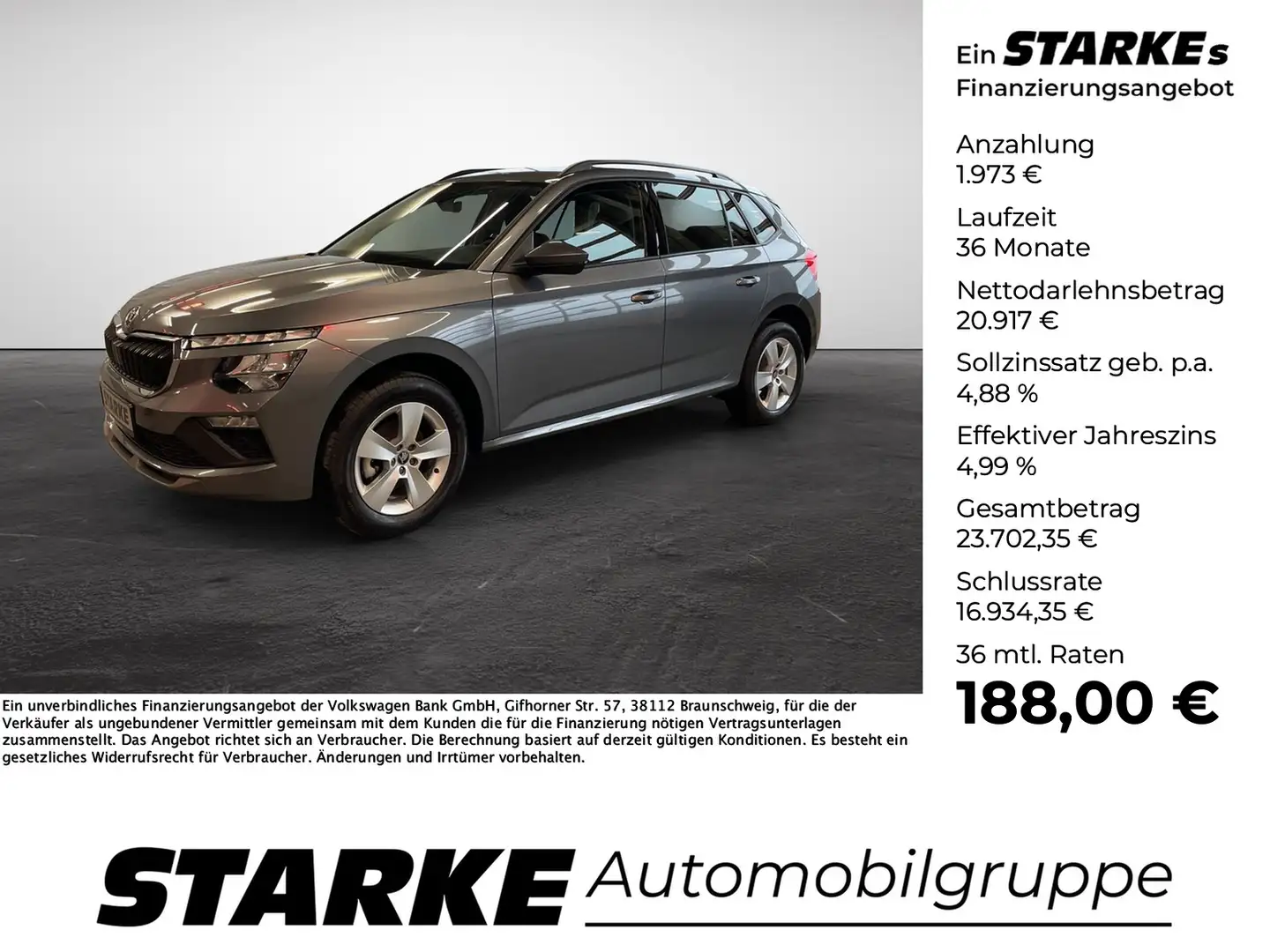 Skoda Kamiq 1.0 TSI DSG Selection Gri - 1