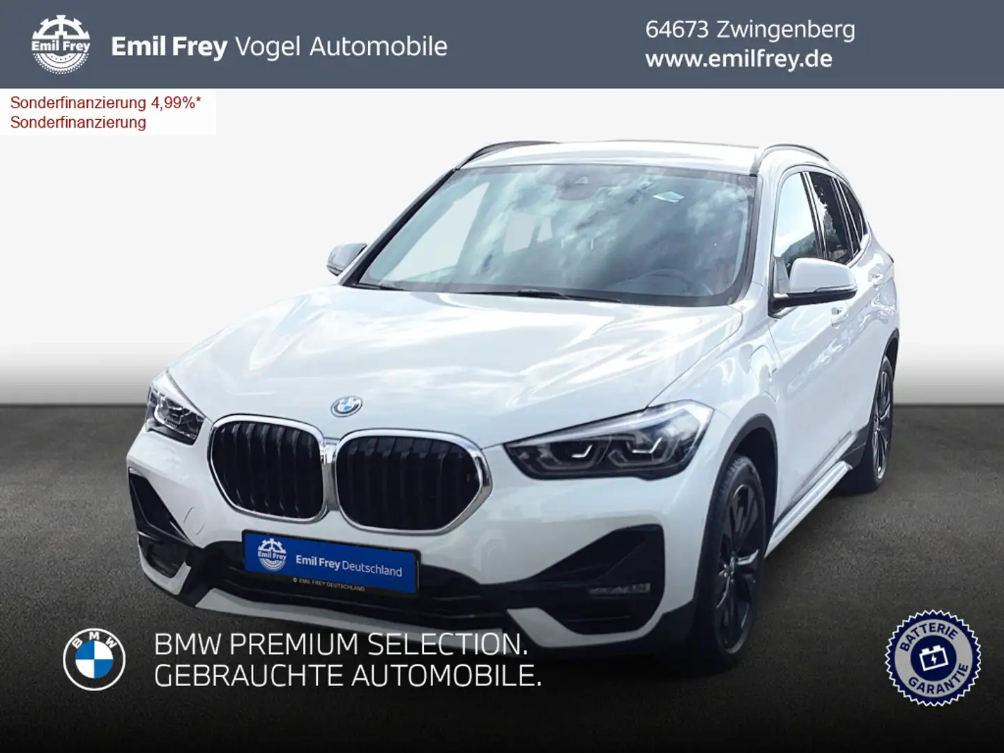 BMW X1 xDrive25e Sport Line White - 1