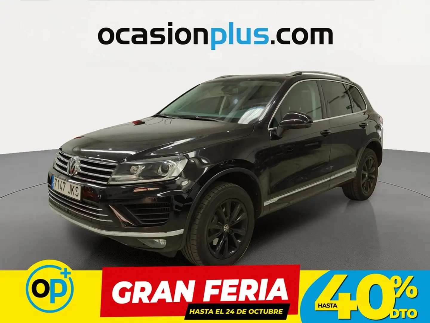 Volkswagen Touareg 3.0TDI V6 BMT 193kW Tiptronic Negro - 1