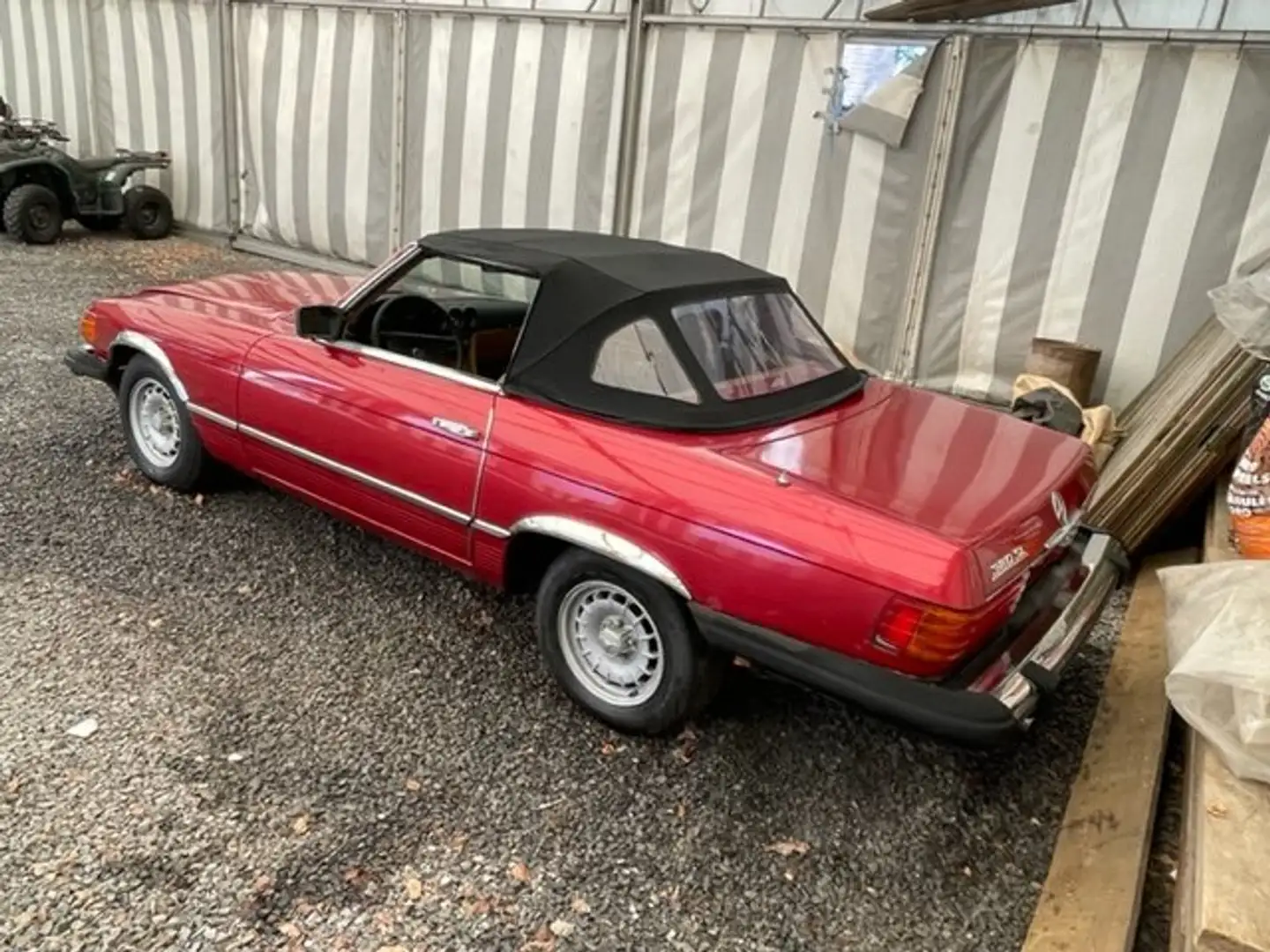 Mercedes-Benz SL 380 R 107 Roadster ' Project ! Kırmızı - 2