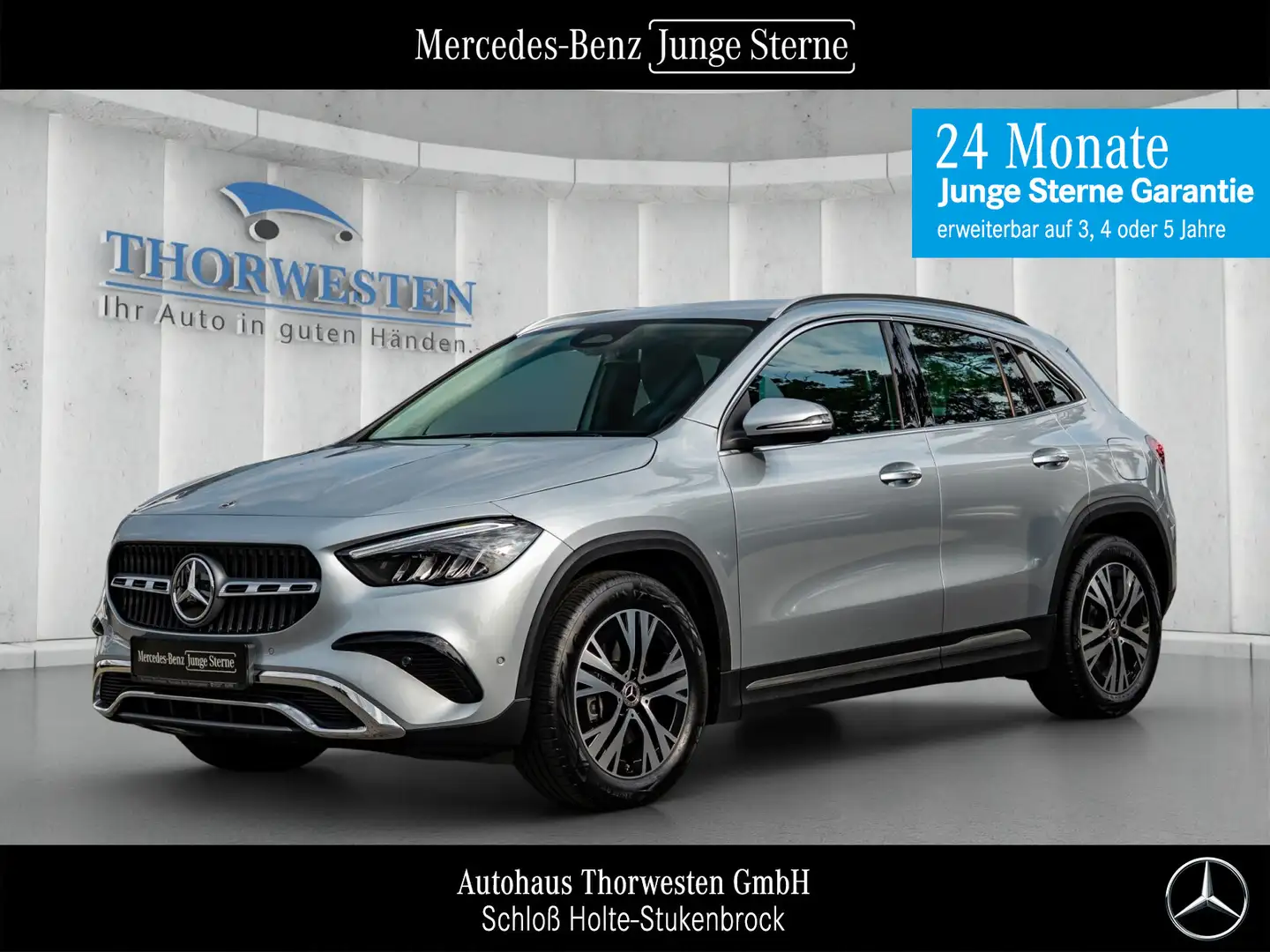 Mercedes-Benz GLA 220 GLA 220 4M Progressive Advanced Plus Totwinkel Stříbrná - 1