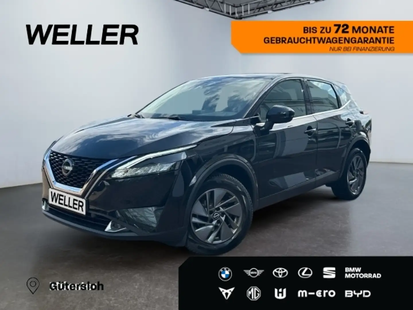 Nissan Qashqai 1.3 DIG-T MHEV Xtronic Acenta *LED*360°* Schwarz - 1