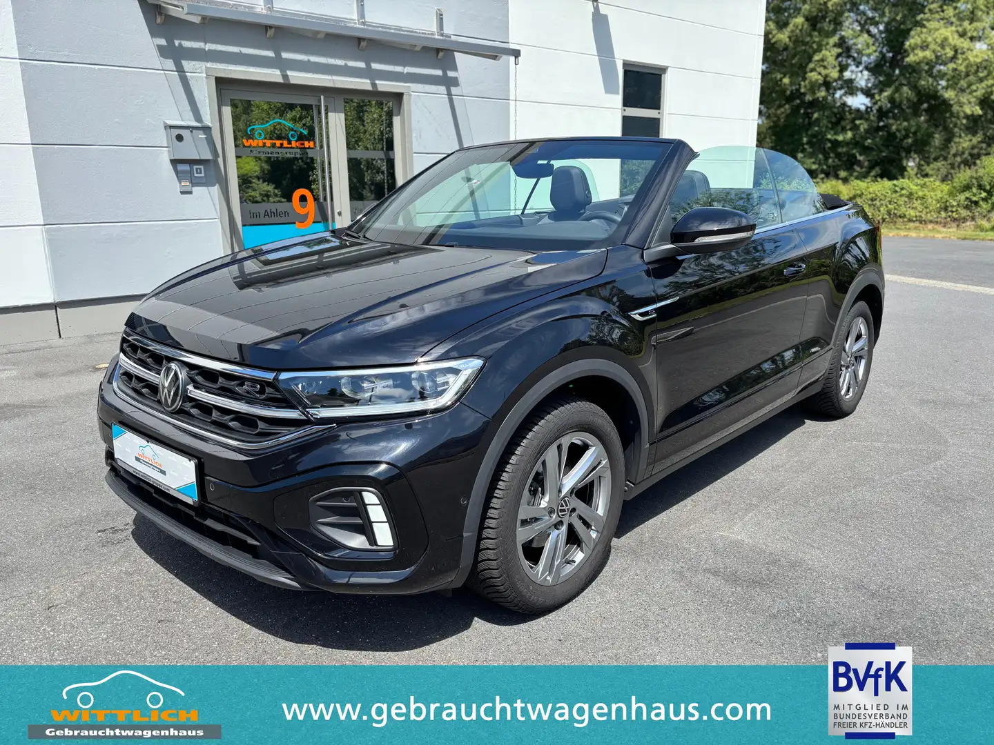 Volkswagen T-Roc Cabrio 1.5 TSI, DSG - "R-Line" Zwart - 1