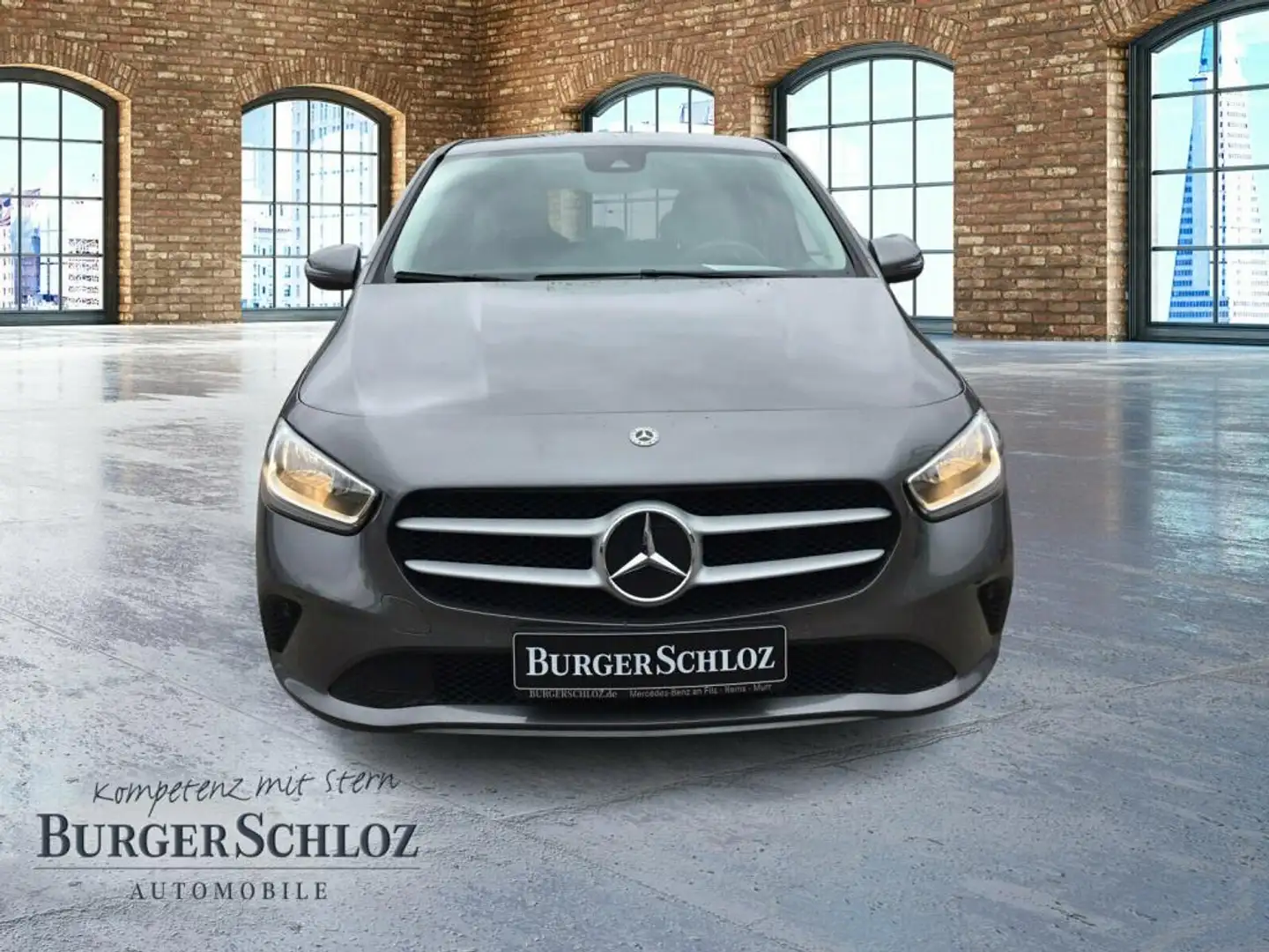 Mercedes-Benz B 200 AHK KlimaA LM Navi PDC ParkAss SHZ SpurH Gris - 2