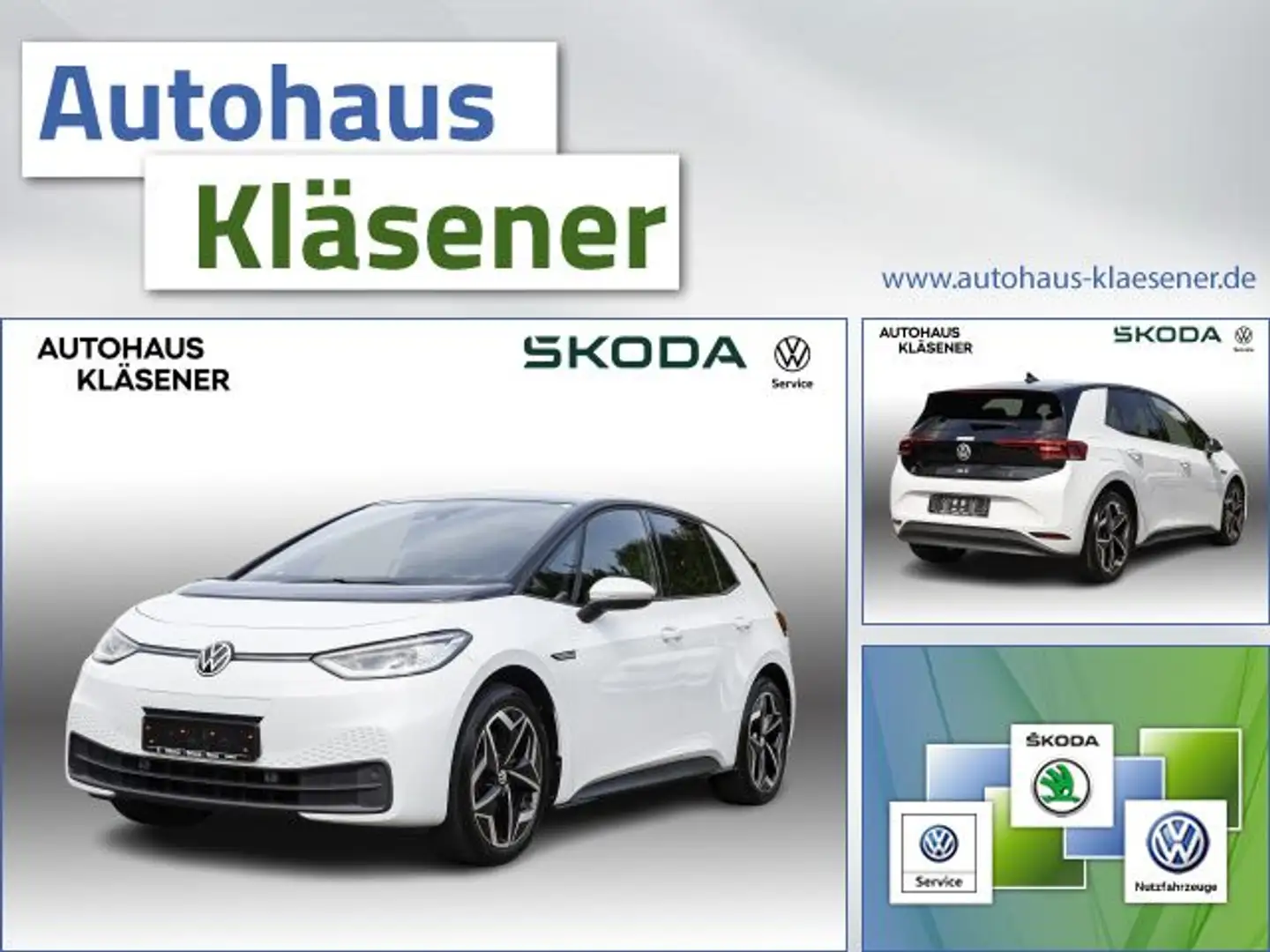 Volkswagen ID.3 Pro Performance 150 KW 1-Gang Automatik Blanc - 1