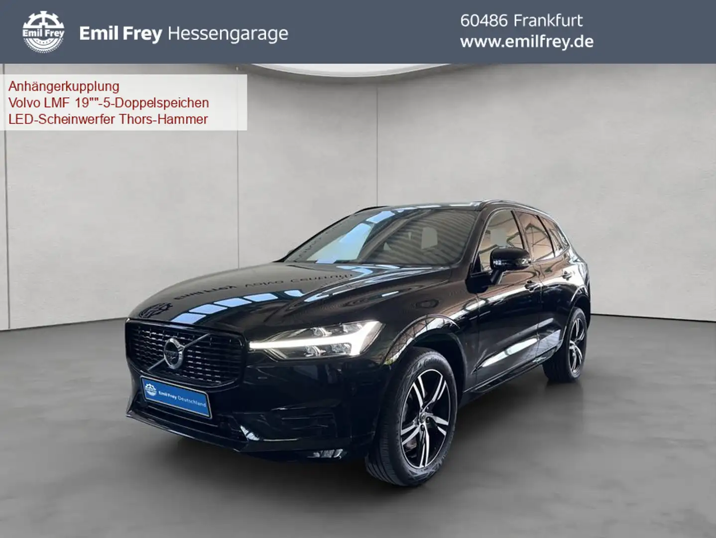 Volvo XC60 XC60 B4 R-Design Aut 360° Standh PilotAssist BLIS Schwarz - 1