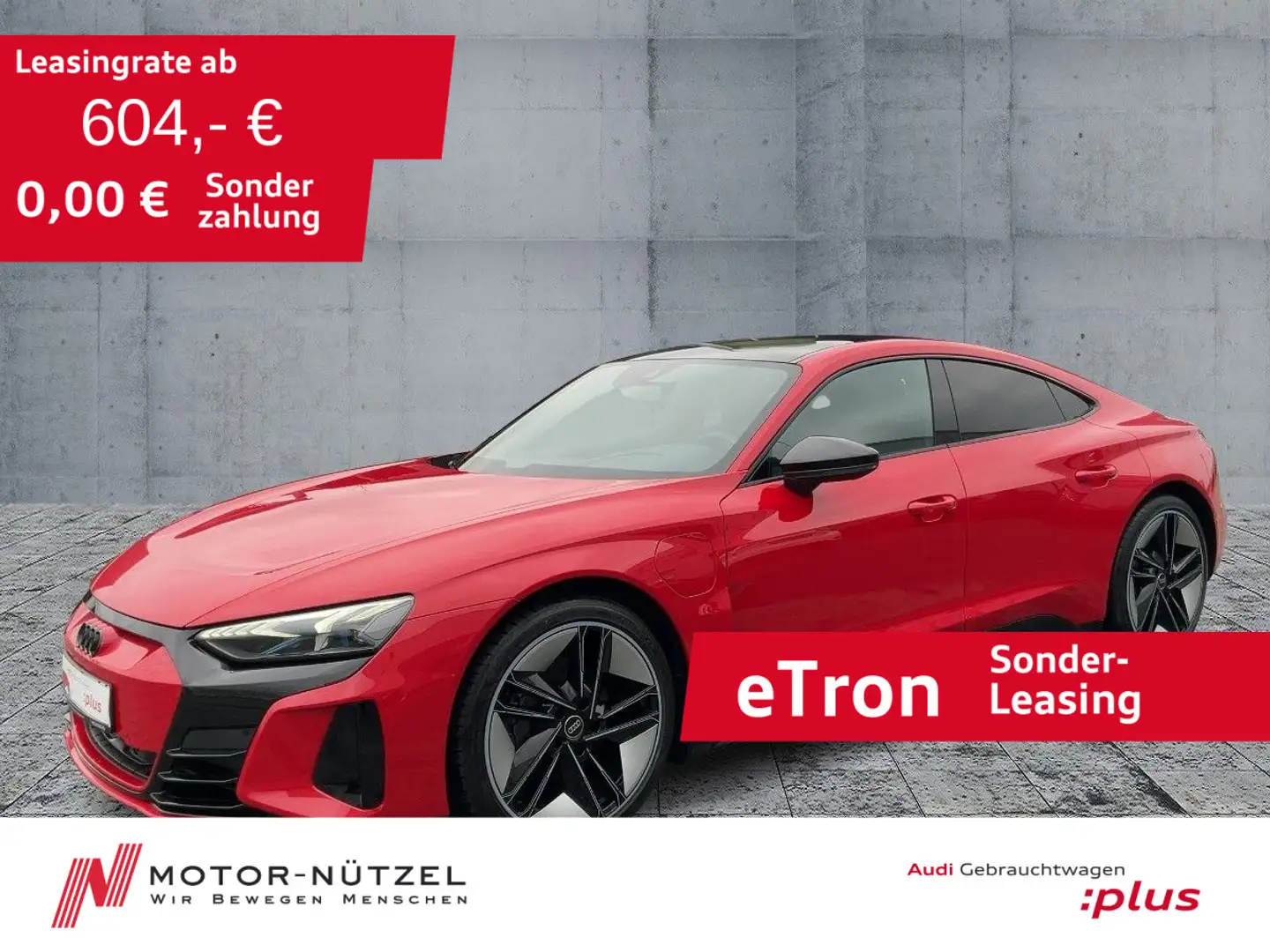 Audi e-tron GT MATRIX+AIR+NAVI+B&O+ACC+PANO Rot - 1