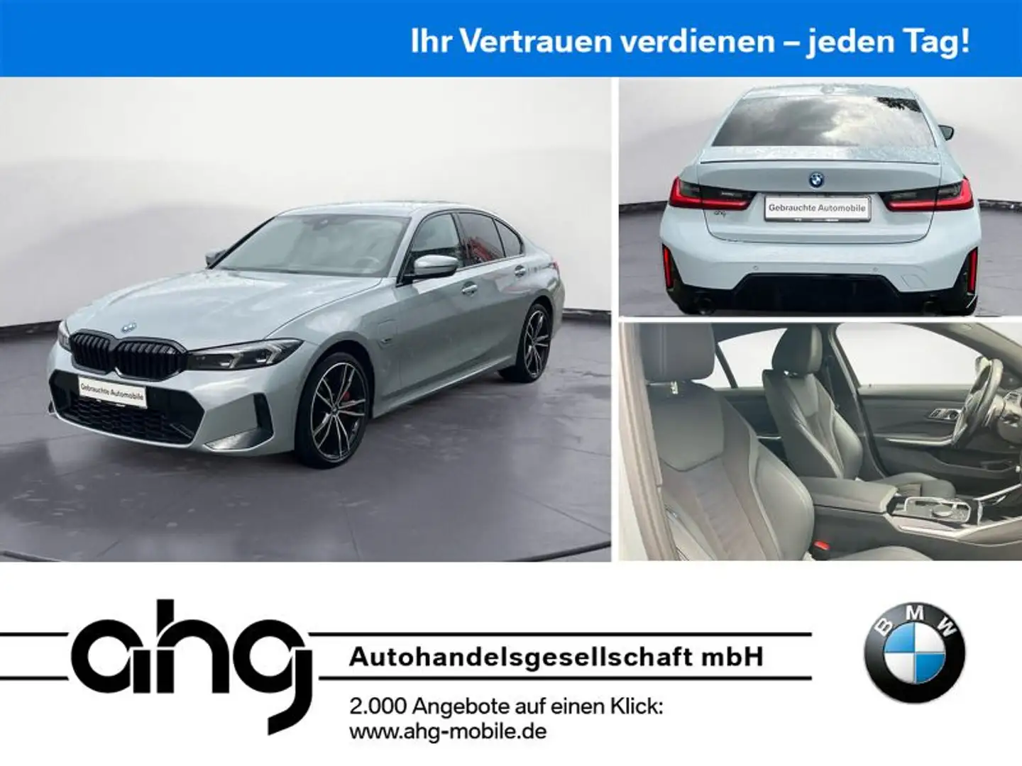 BMW 330 e xDrive Automatik M Sportpaket Sport Aut. Gris - 1