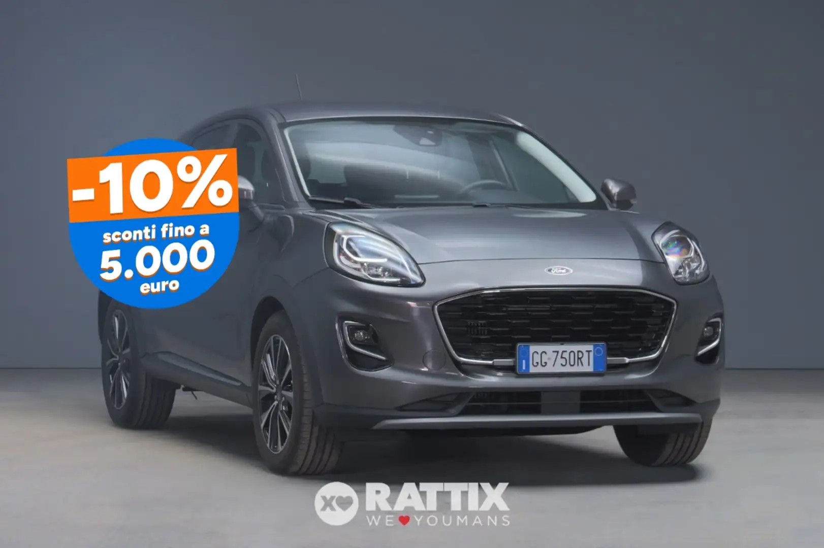 Ford Puma 1.0 Ecoboost Hybrid 125CV Titanium X Grijs - 1