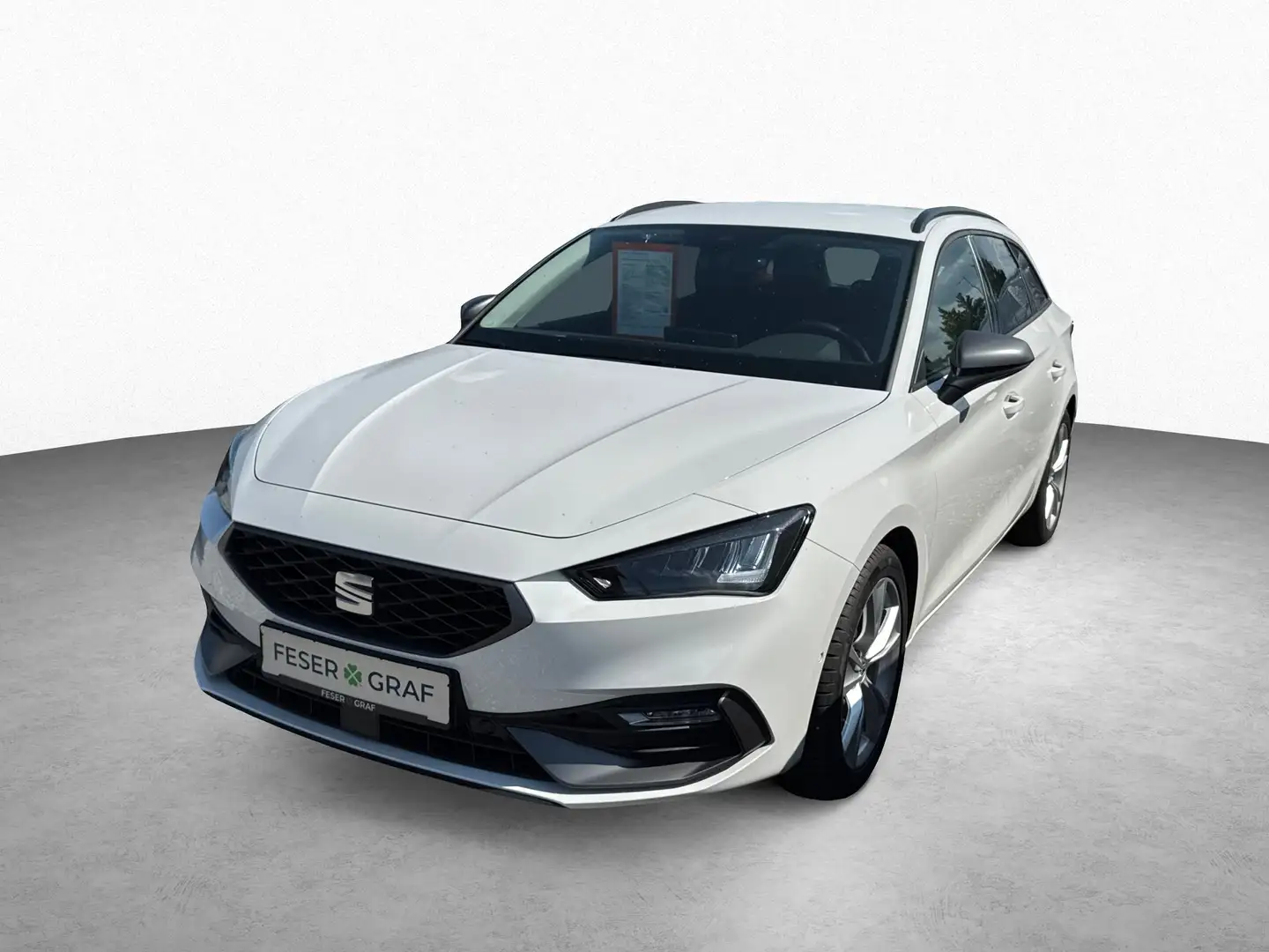 SEAT Leon Sportstourer 2.0 TDI FR DSG SHZ|INFOTAIN-Pa Weiß - 1