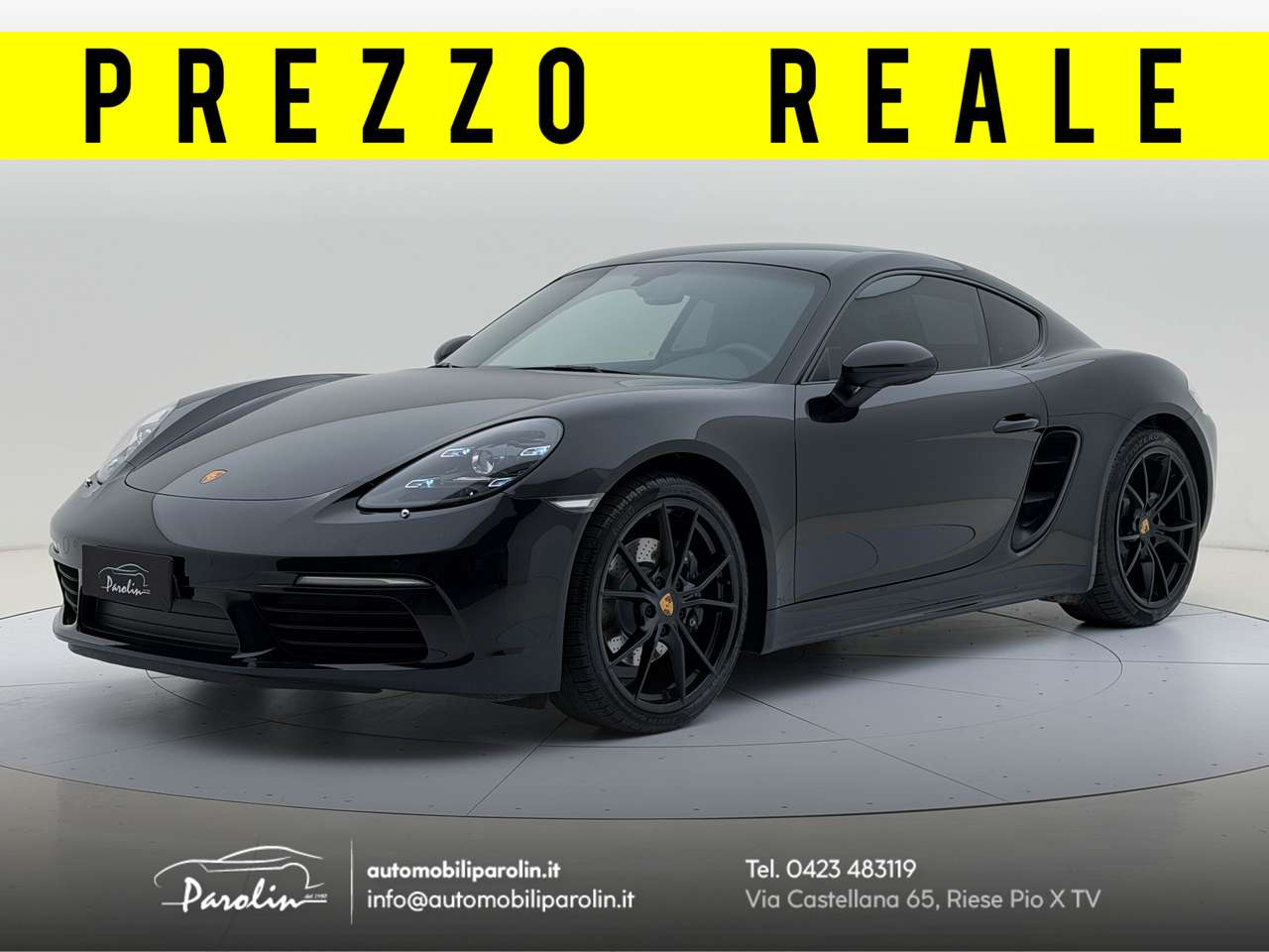 Porsche Cayman 718 2.0 PDK Black pack-LED-Cerchi20-Bose-Pelle