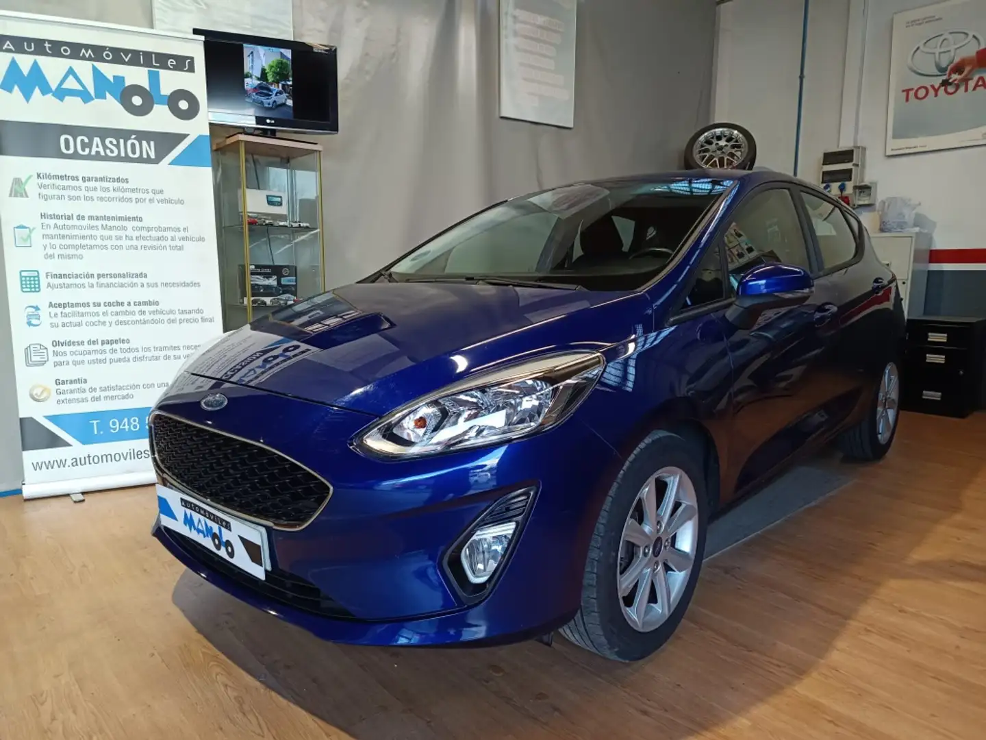 Ford Fiesta 1.0 EcoBoost S/S Trend+ 100 Azul - 1