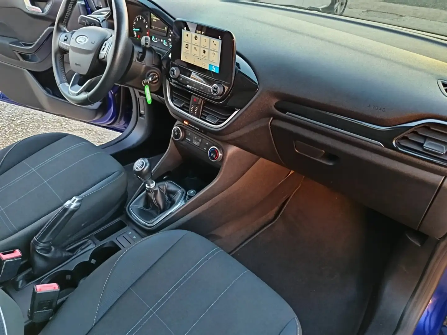 Ford Fiesta 1.0 EcoBoost S/S Trend+ 100 Azul - 2