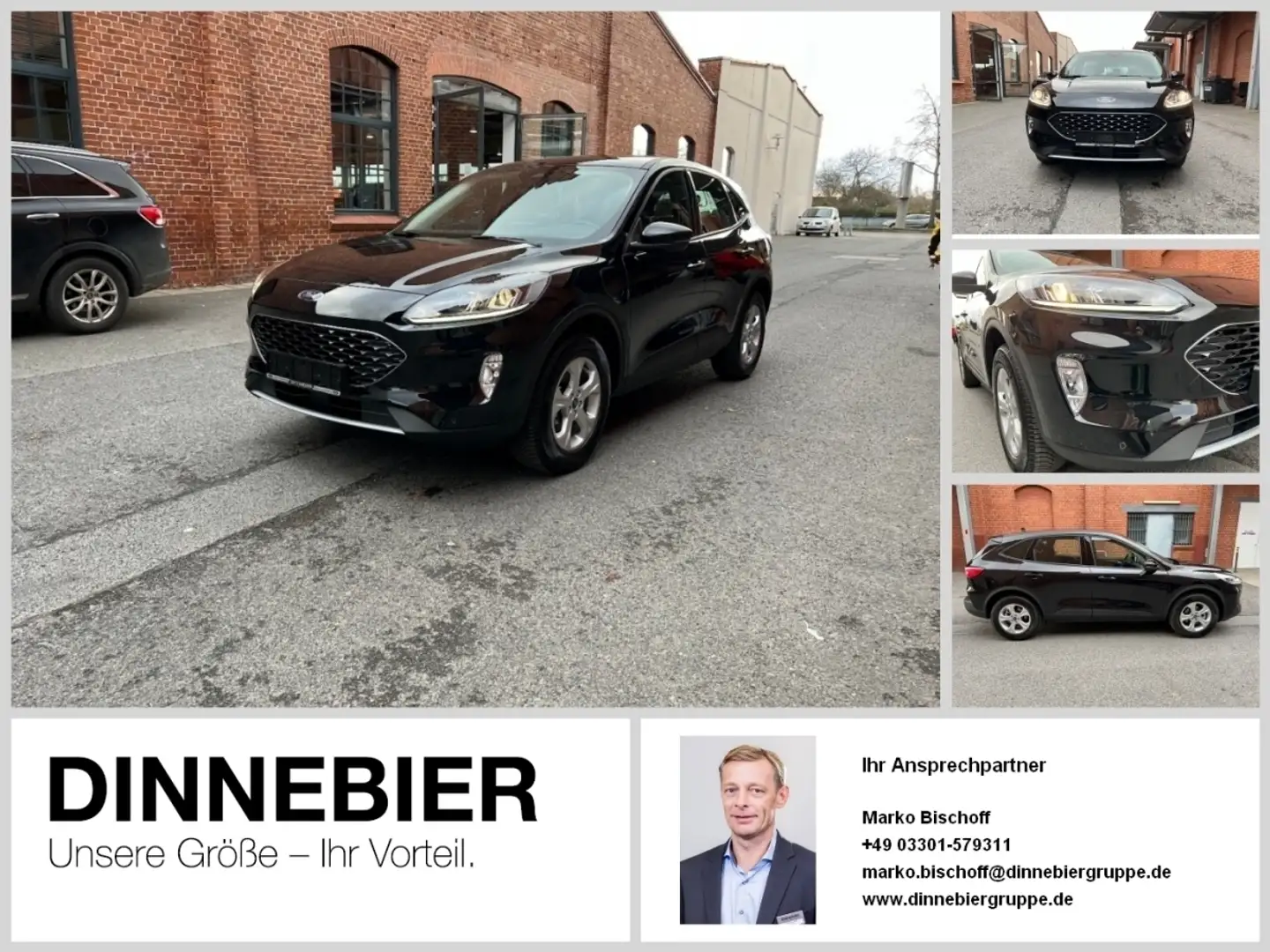Ford Kuga Cool&Connect Navi+PDC+Klima+Winterpaket Zwart - 1