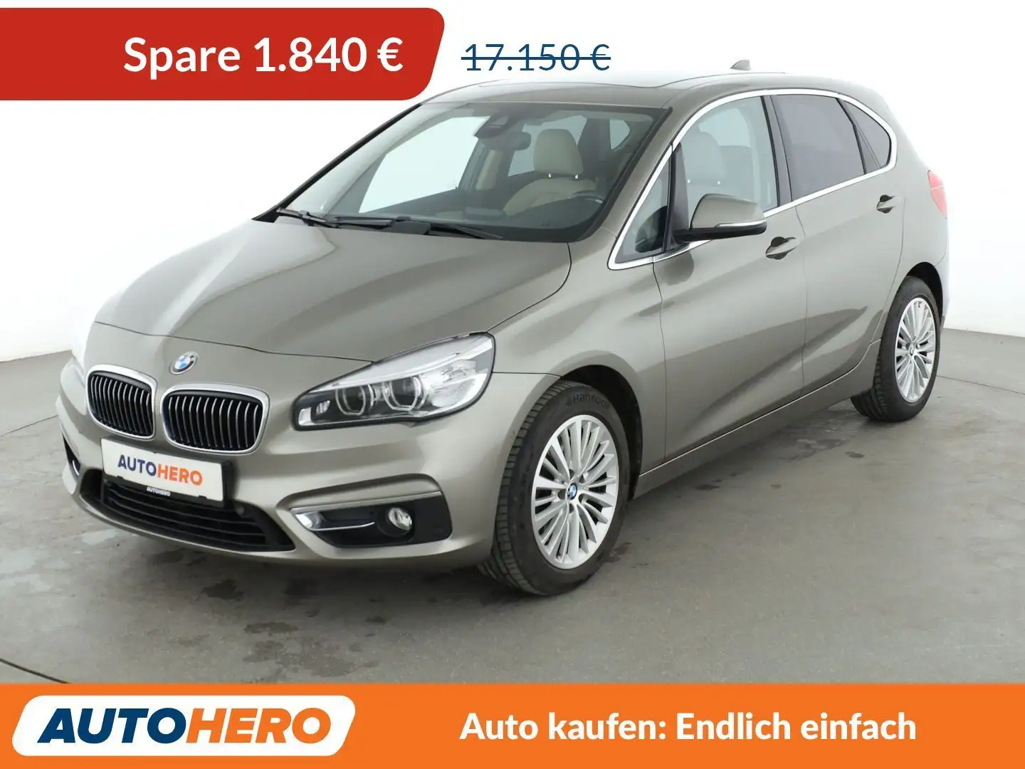 BMW 225 225i Active Tourer xDrive Luxury Line Aut.*PDC* Gris - 1