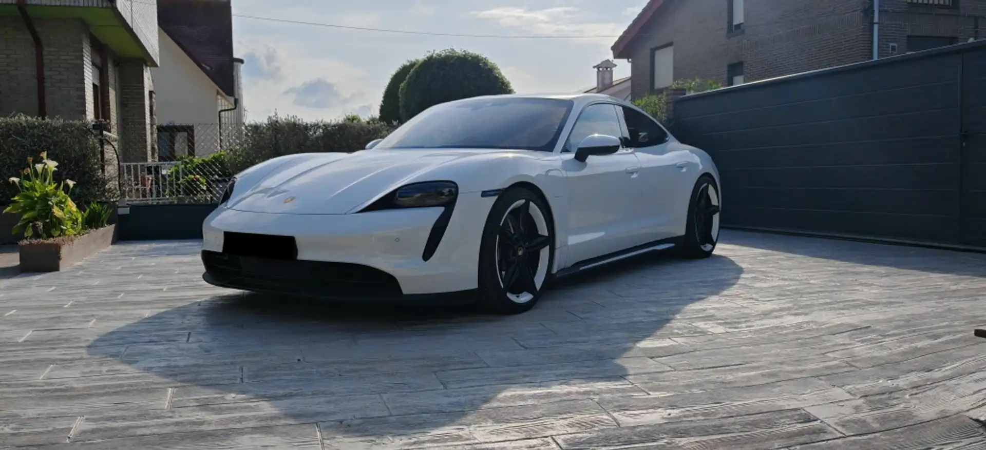 Porsche Taycan 4S Blanc - 1