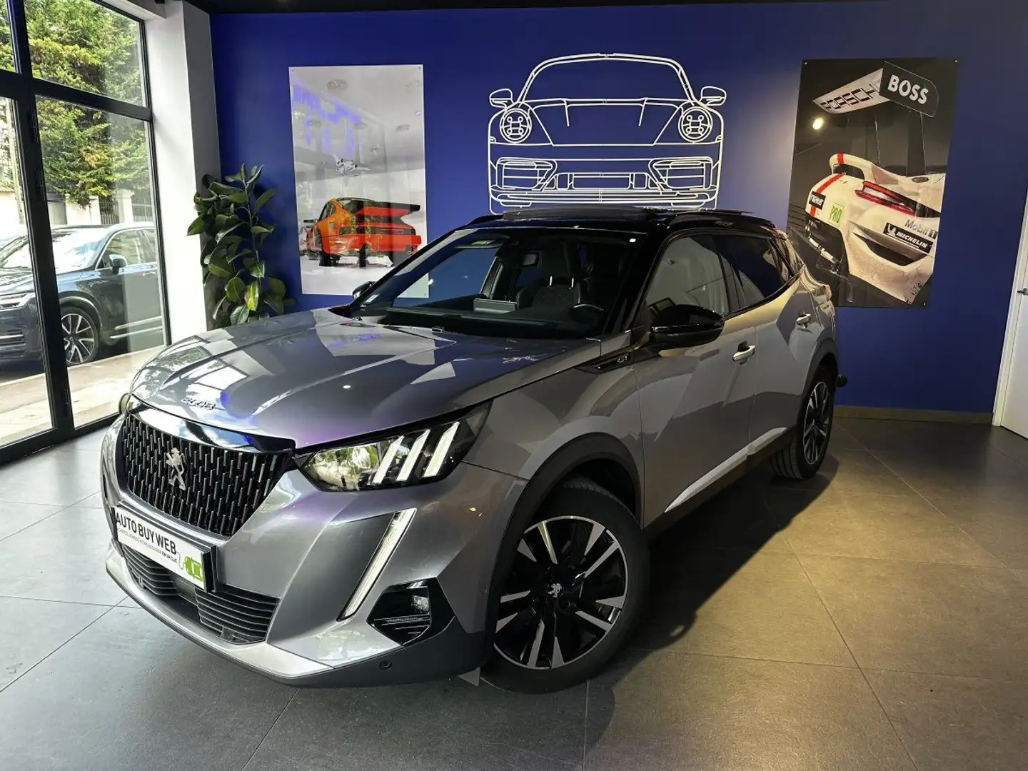 Peugeot 2008 PureTech 155 S&S EAT8 GT Gris - 1