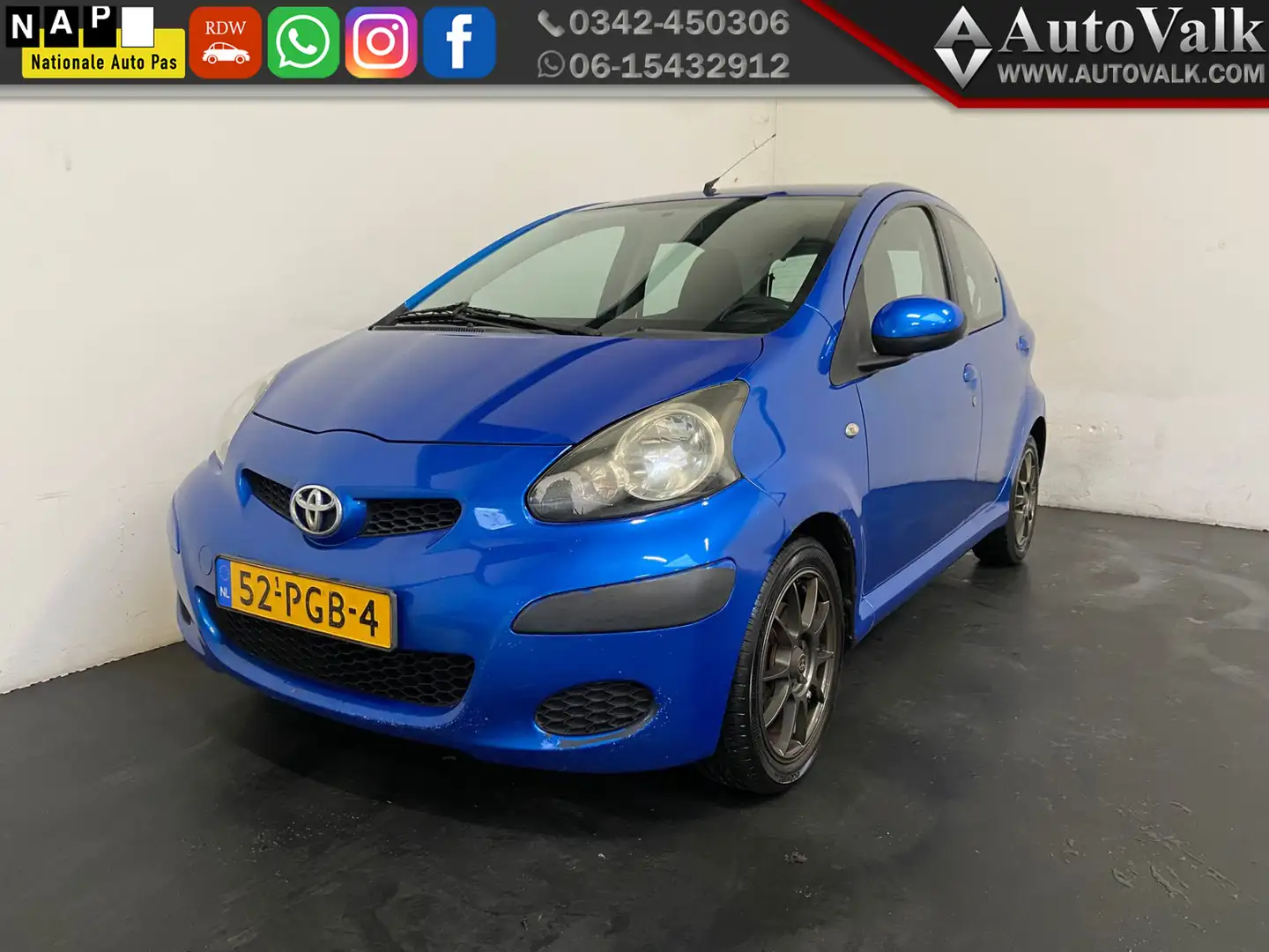 Toyota Aygo 1.0-12V Access Airco. 5-Deurs! Blau - 1
