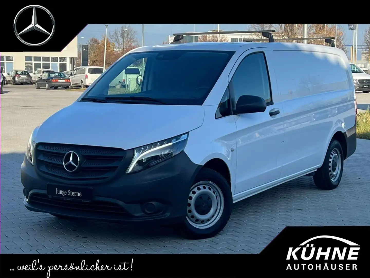 Mercedes-Benz Vito Kasten 116 CDI lang AHK 2500kg SHZ NAVI LED Weiß - 1