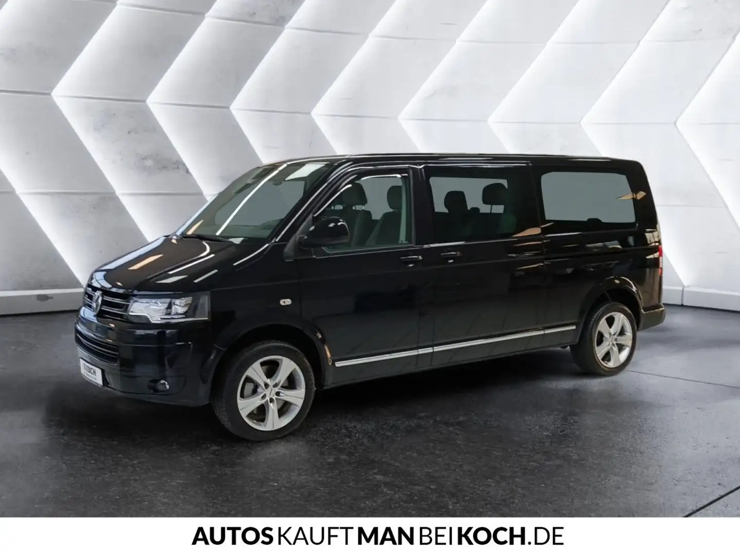 Volkswagen T5 Kasten Kombi 2.0 BiTDI 4 Motion Autom. Standh.B Schwarz - 2