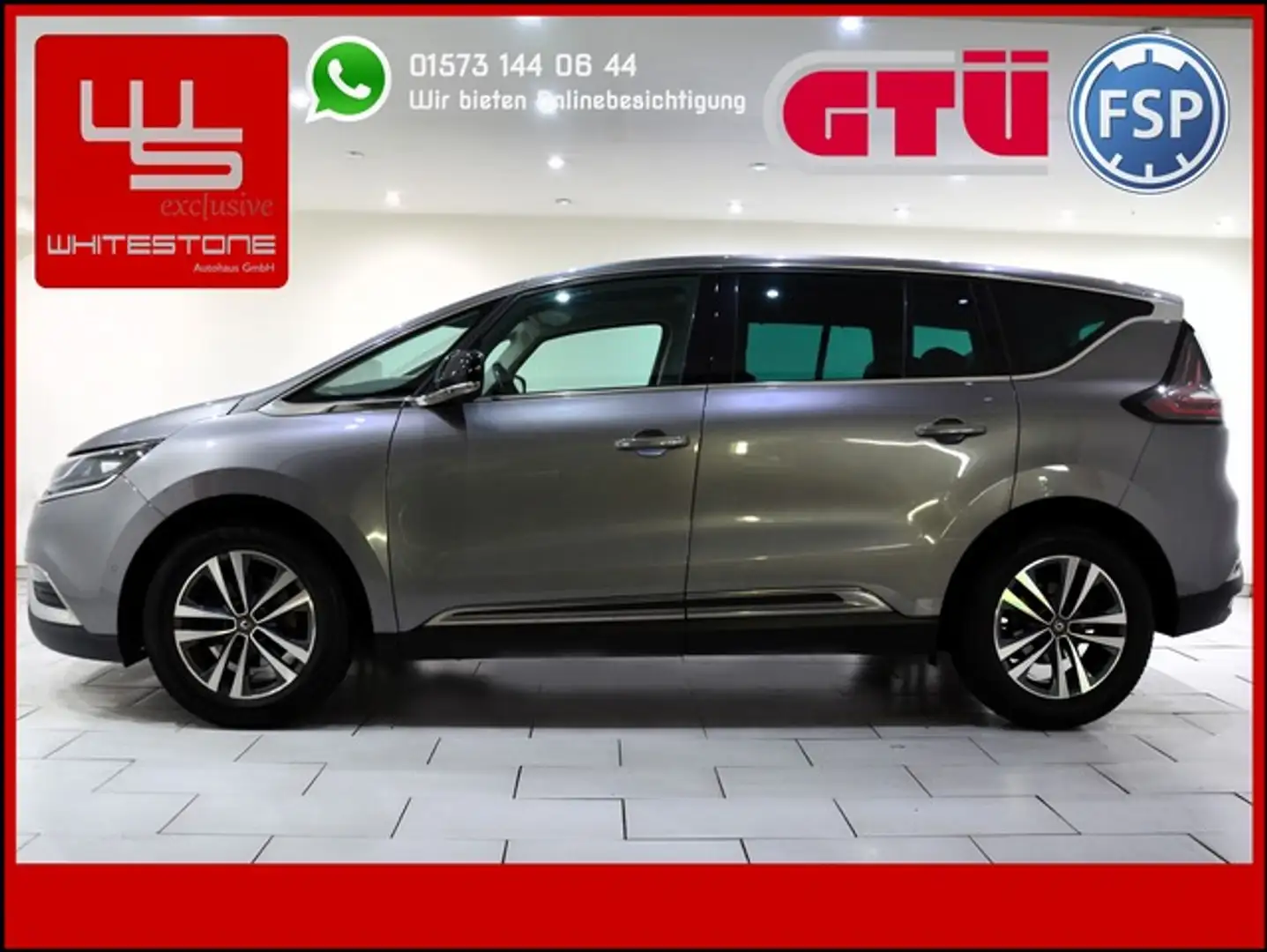 Renault Espace V Intens Aut / 7 Sitze / Pano / DVD / Nav Grau - 1