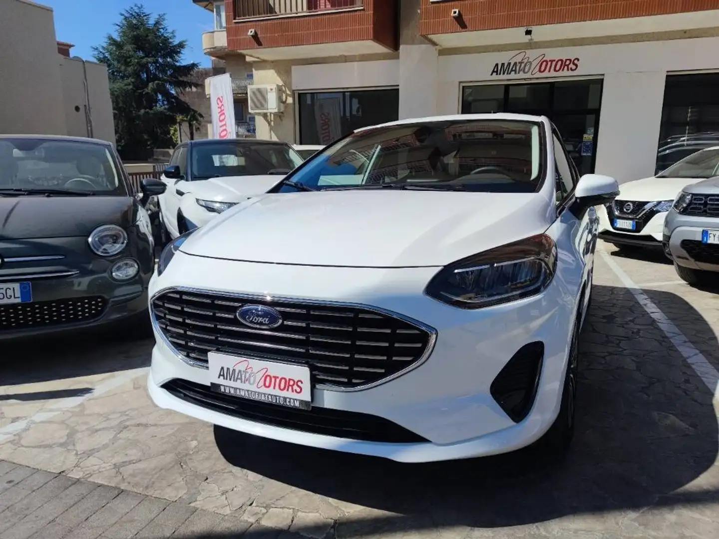 Ford Fiesta 1.1 Titanium Gpl 75cv Blanc - 1