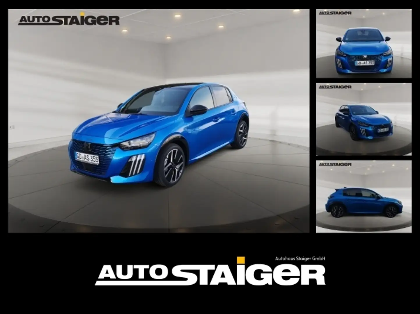 Peugeot 208 GT Sportlich, effizient & modern Blau - 1