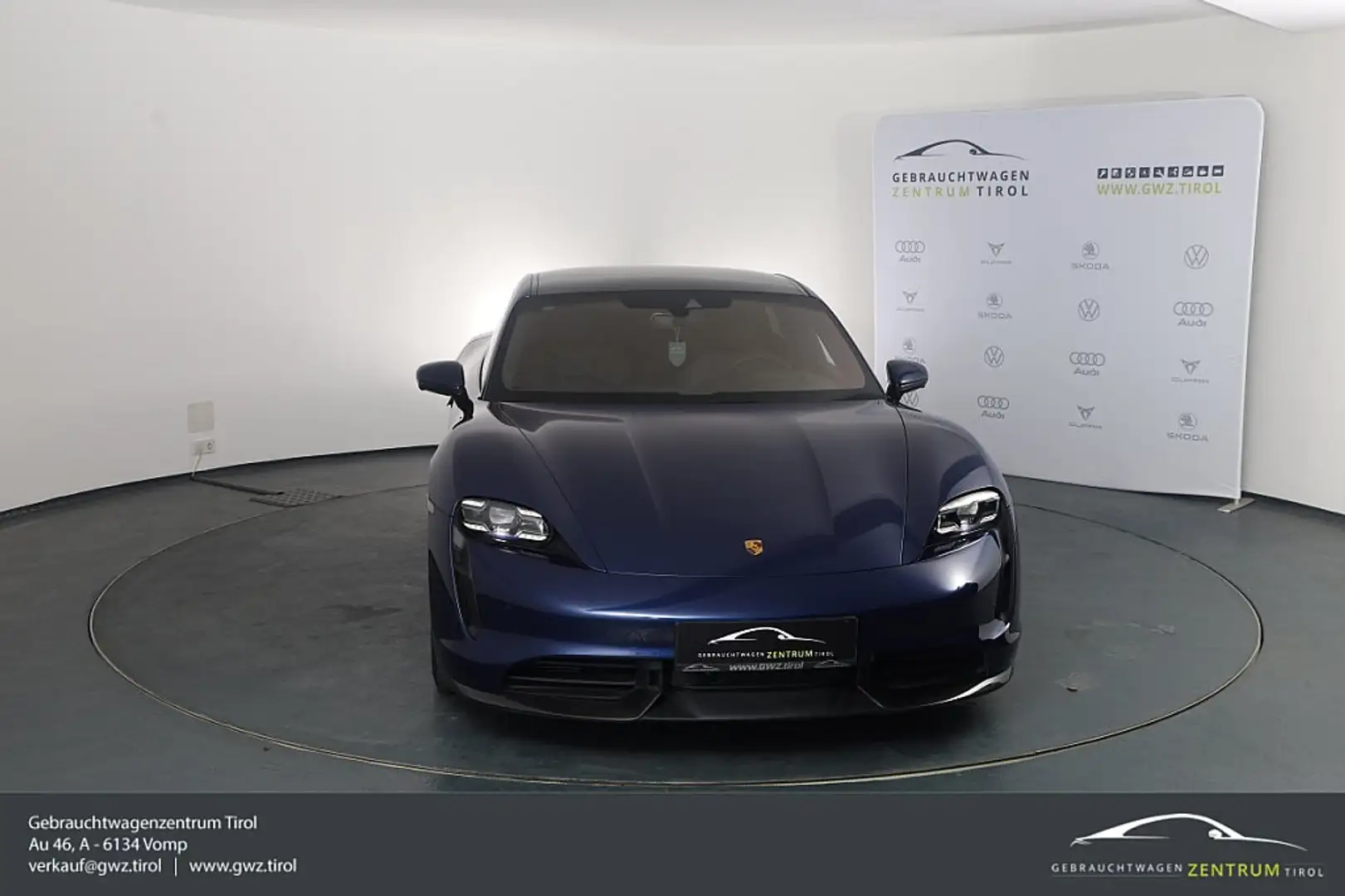 Porsche Taycan Turbo S 93kWh HUD MEGAVOLL CARBON WIE NEU!!! Albastru - 2