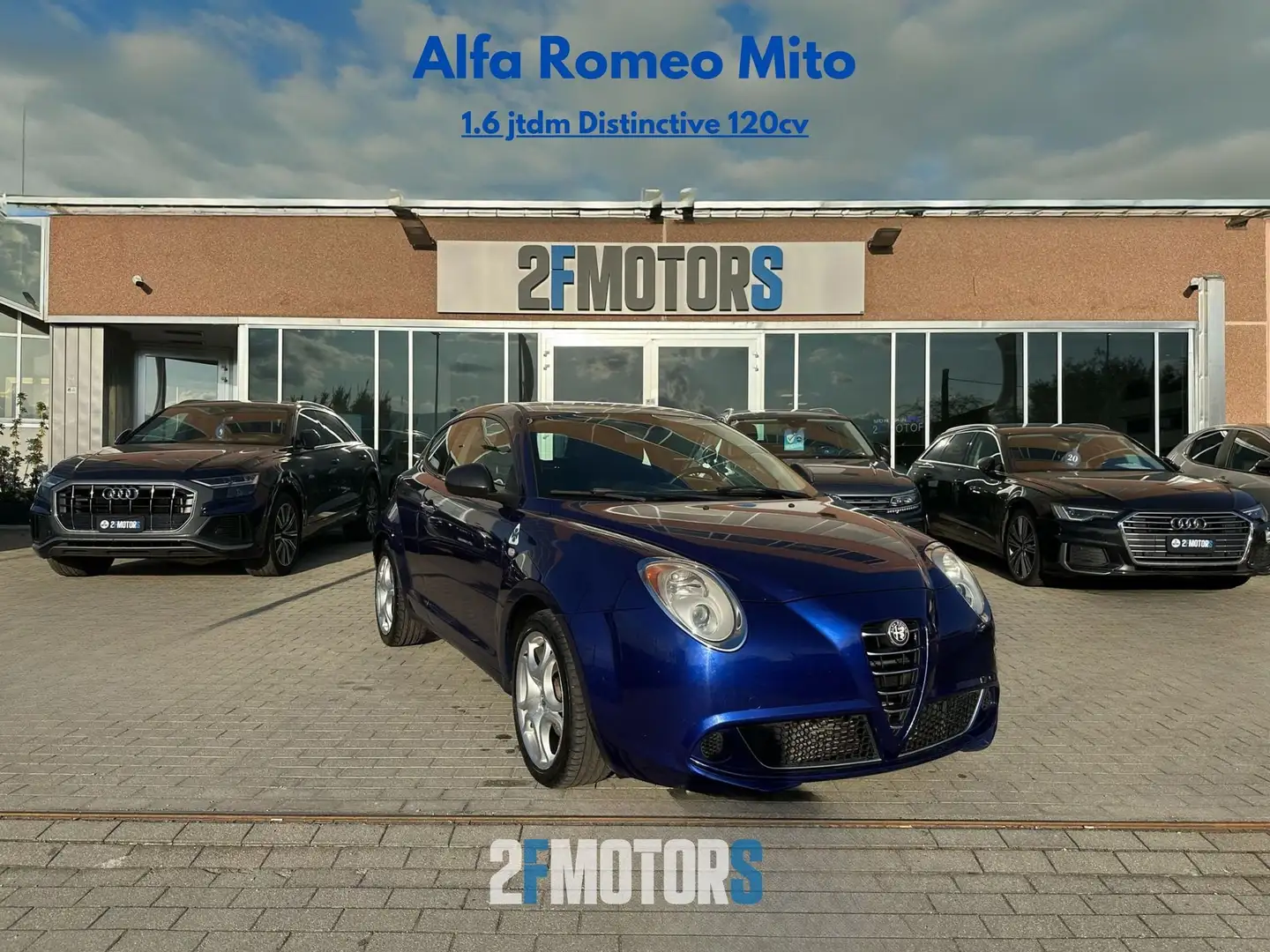 Alfa Romeo MiTo 1.6 jtdm Distinctive 120cv Modrá - 1