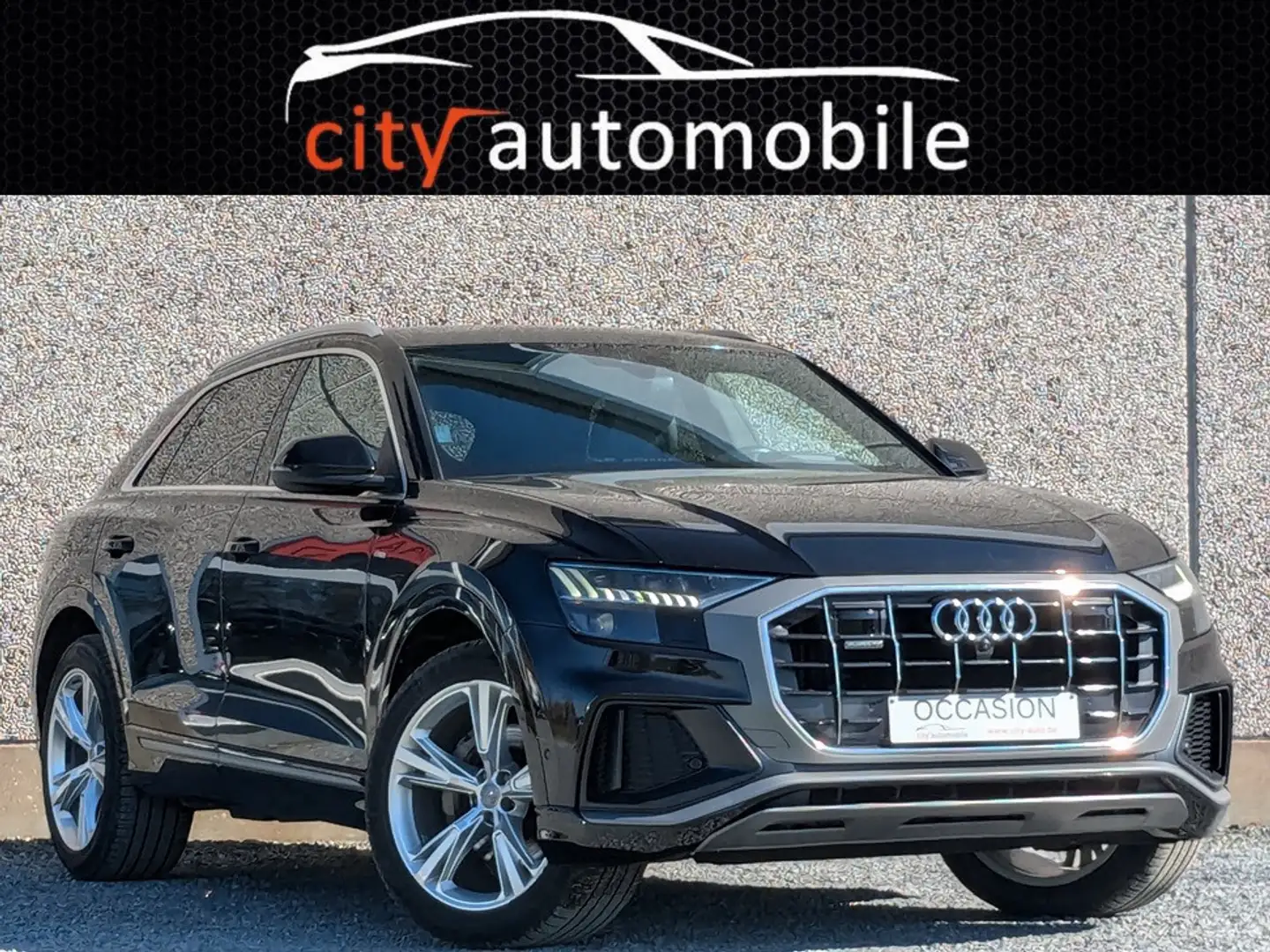 Audi Q8 50 TDI QUATTRO S-TRONIC S-LINE TOIT OUV CUIR Zwart - 1