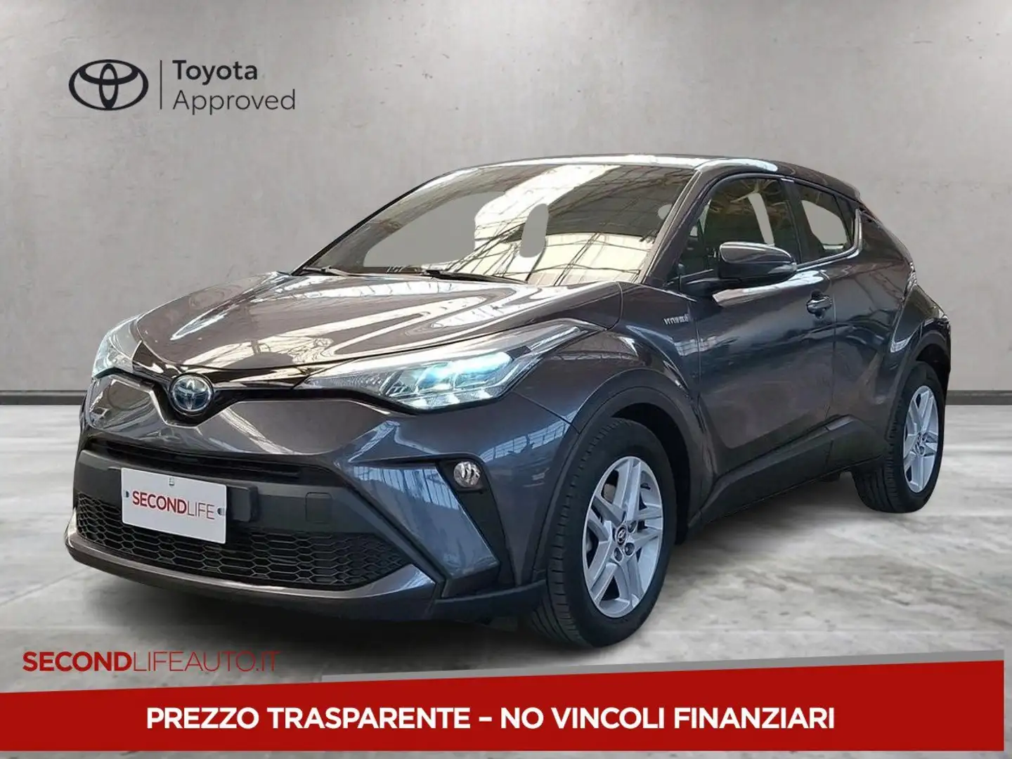 Toyota C-HR 1.8h Active e-cvt Grigio - 1