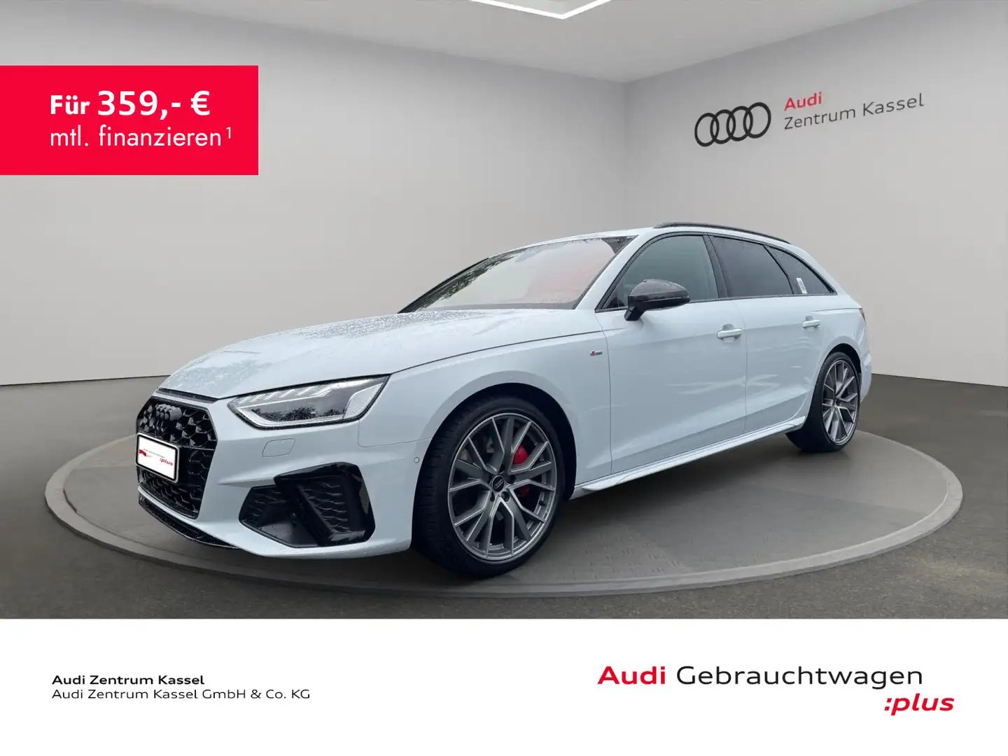 Audi A4 A4 Av. 45 TFSI qu. S line Matrix HuD Pano AHK Blanc - 1