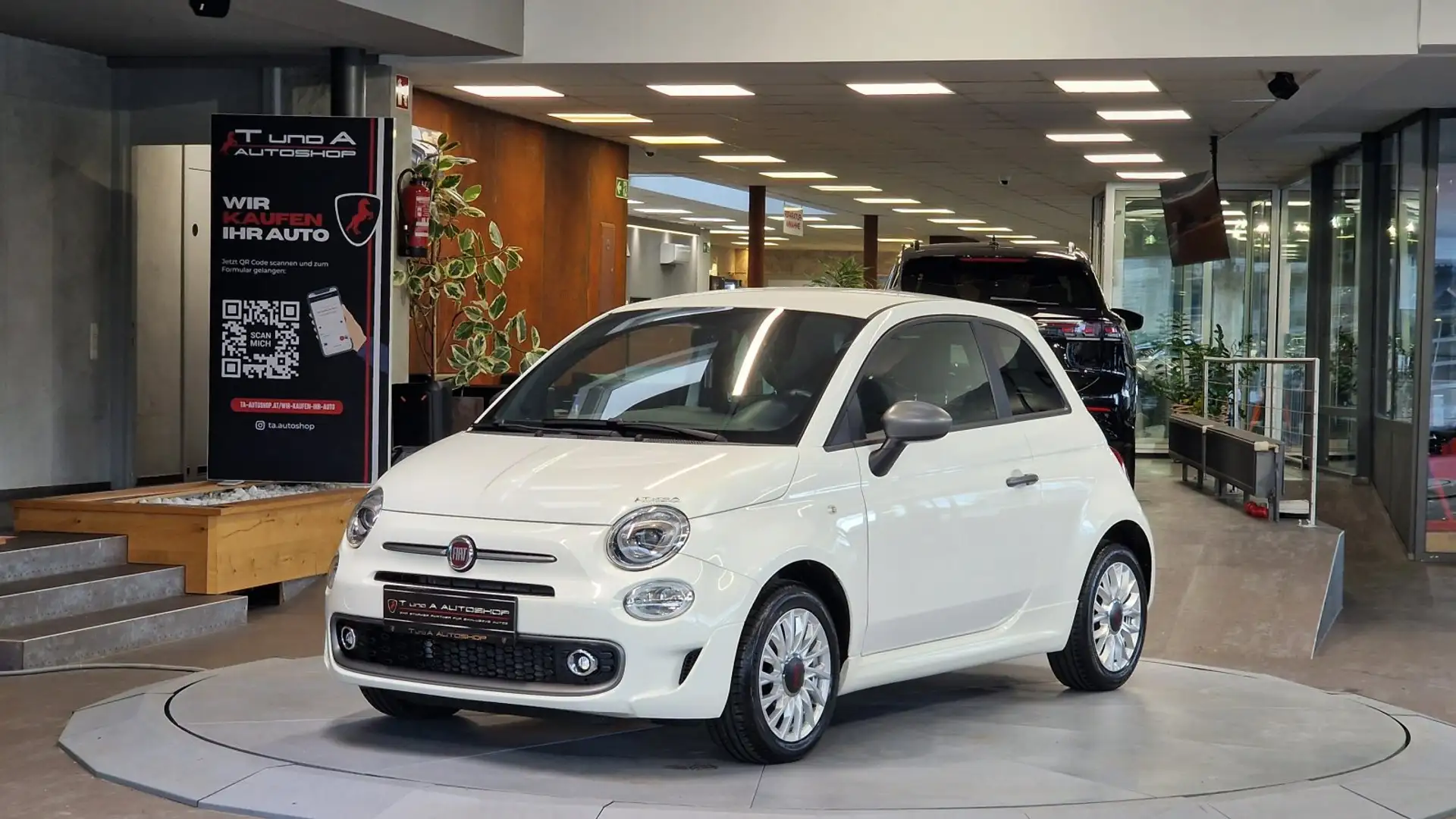 Fiat 500 500 1.2 Sport *Tempomat*Teil-Leder*AHK*PDC* Weiß - 1