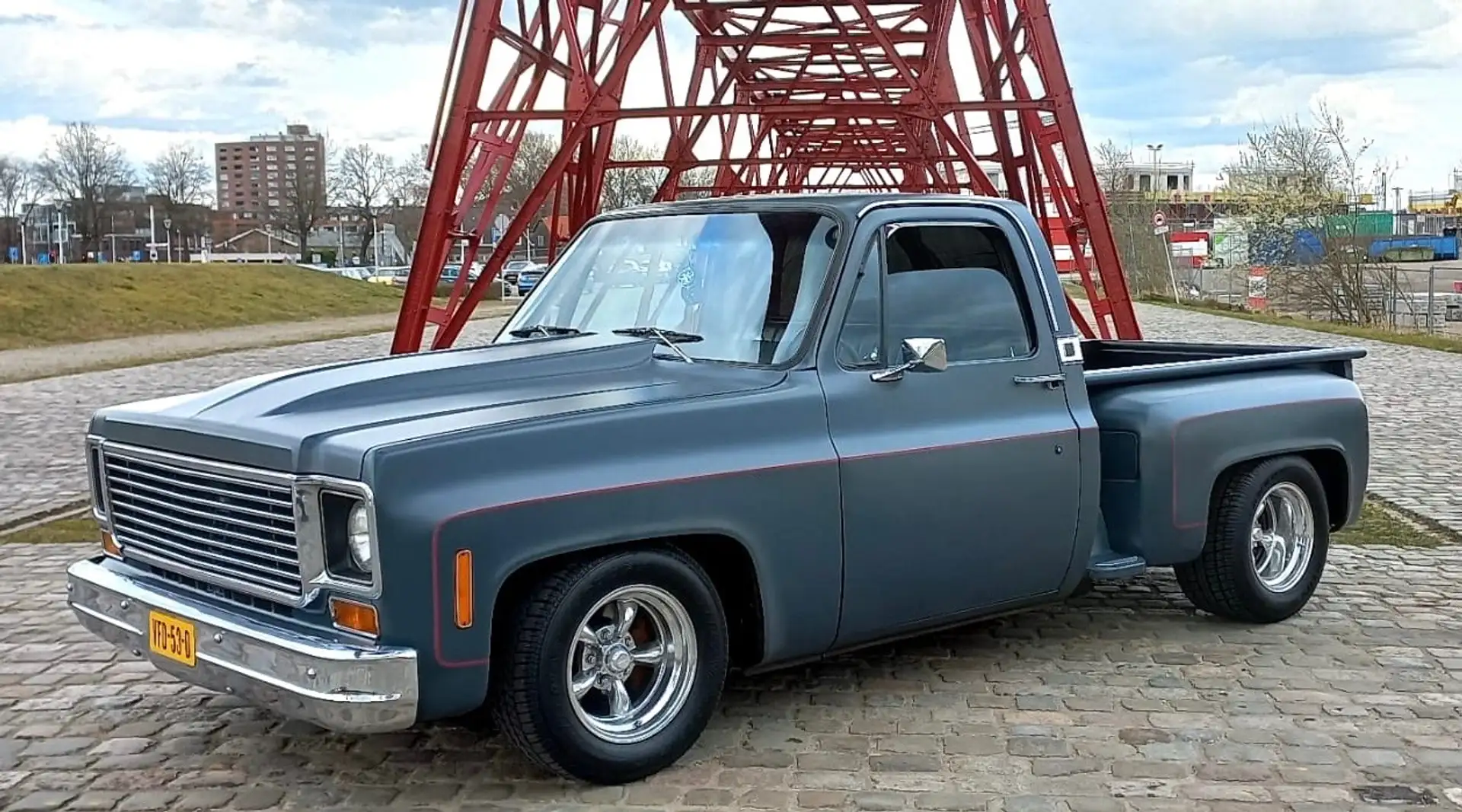 GMC Pickup stepside 5,7 v8 Grau - 1