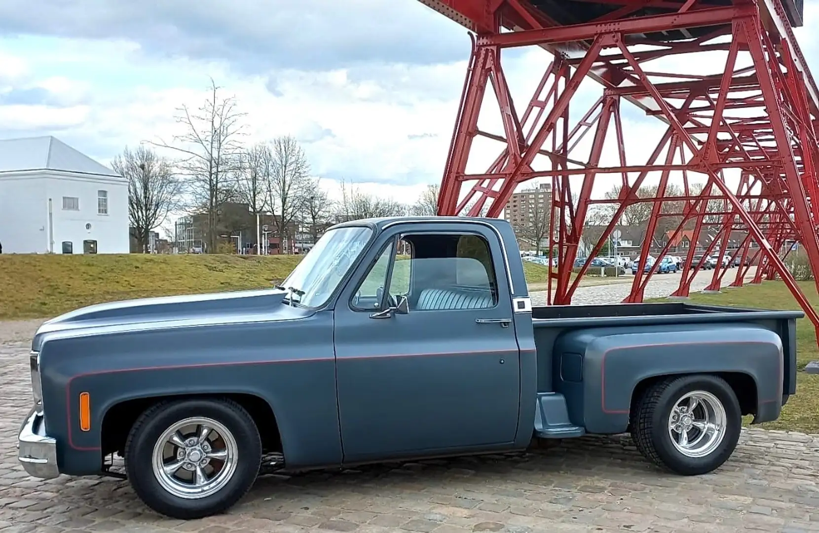 GMC Pickup stepside 5,7 v8 Grau - 2