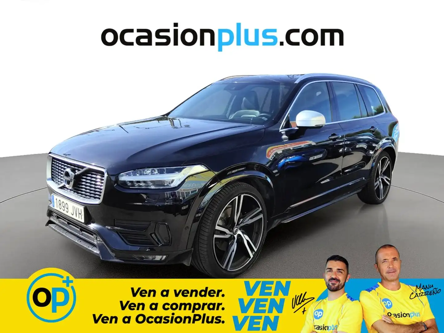 Volvo XC90 D5 R-Design AWD 235 Aut. Negro - 1