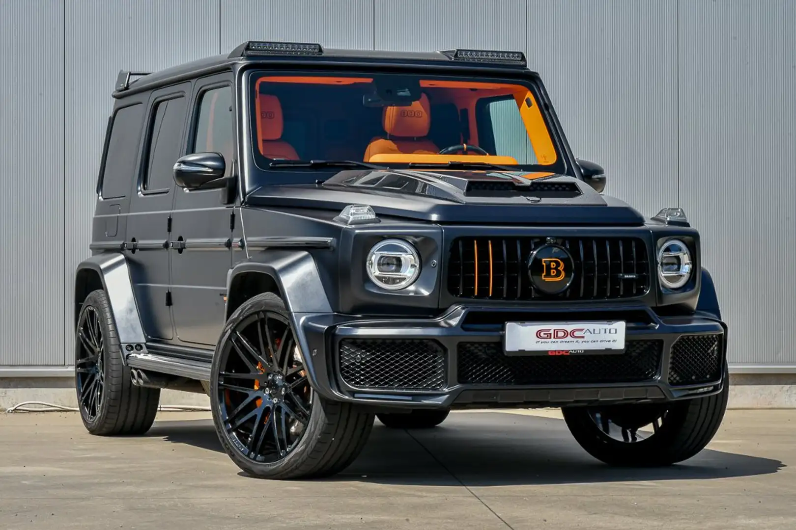 Mercedes-Benz G 63 AMG BRABUS 800 AMG I HERMES ORANGE I FULL LEATHER PACK Zwart - 1