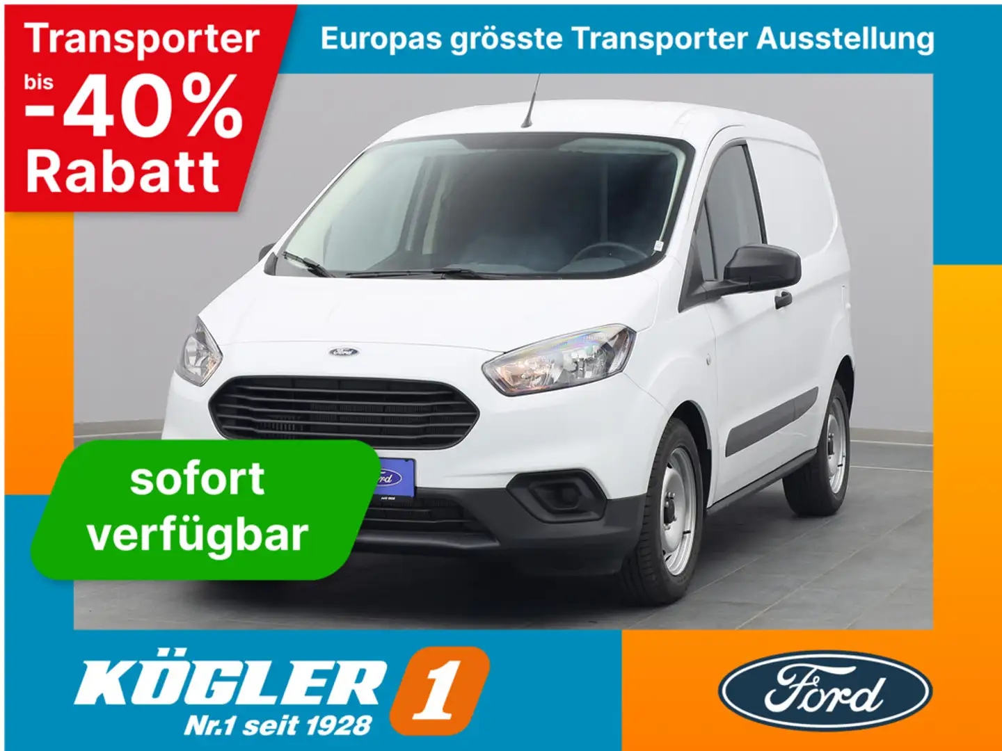 Ford Transit Courier Kasten 100PS -23%* Fehér - 1