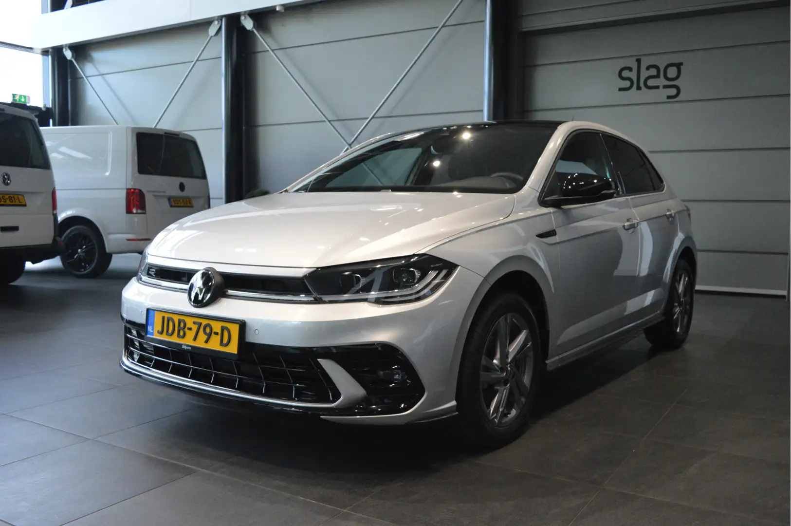 Volkswagen Polo 1.0 TSI 2X R-Line clima cruise keyless camera 16 i Gris - 2
