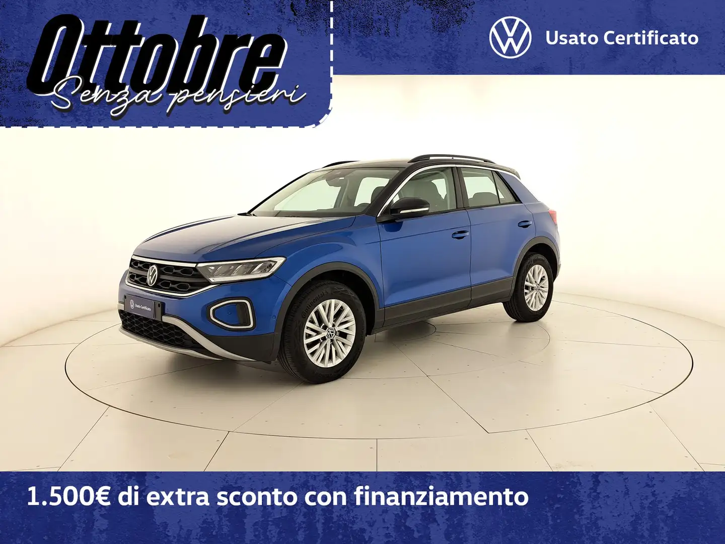 Volkswagen T-Roc 1.0 tsi life 110cv Nero - 1